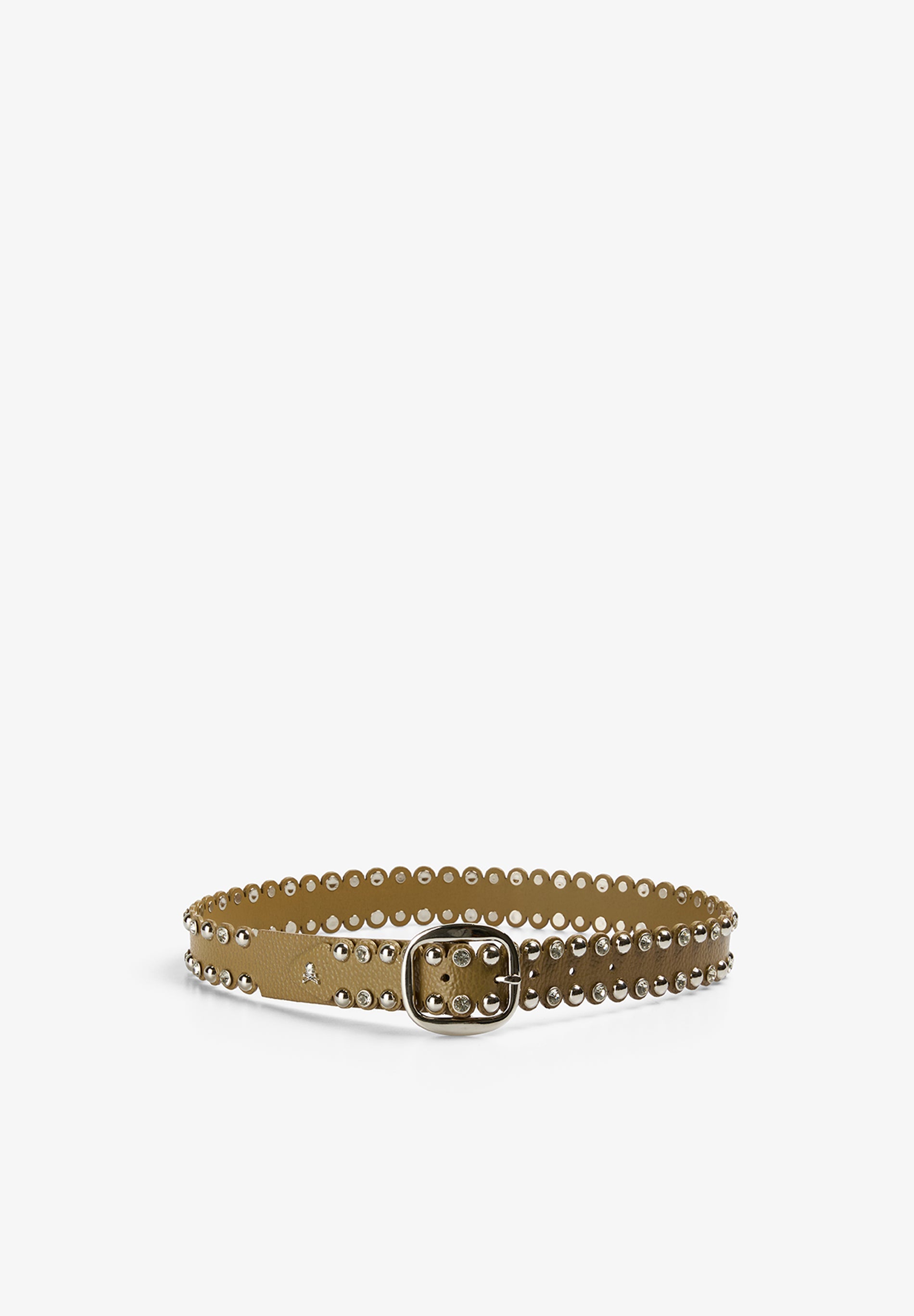 LEATHER BELT WITH STUDS