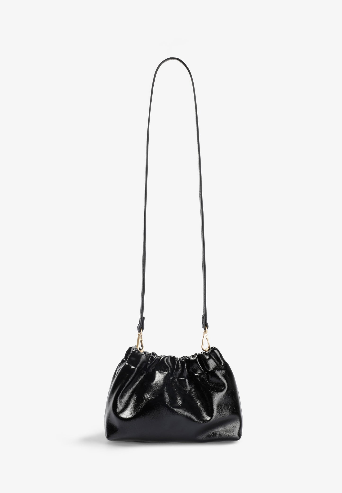 RUCHED CLUTCH BAG