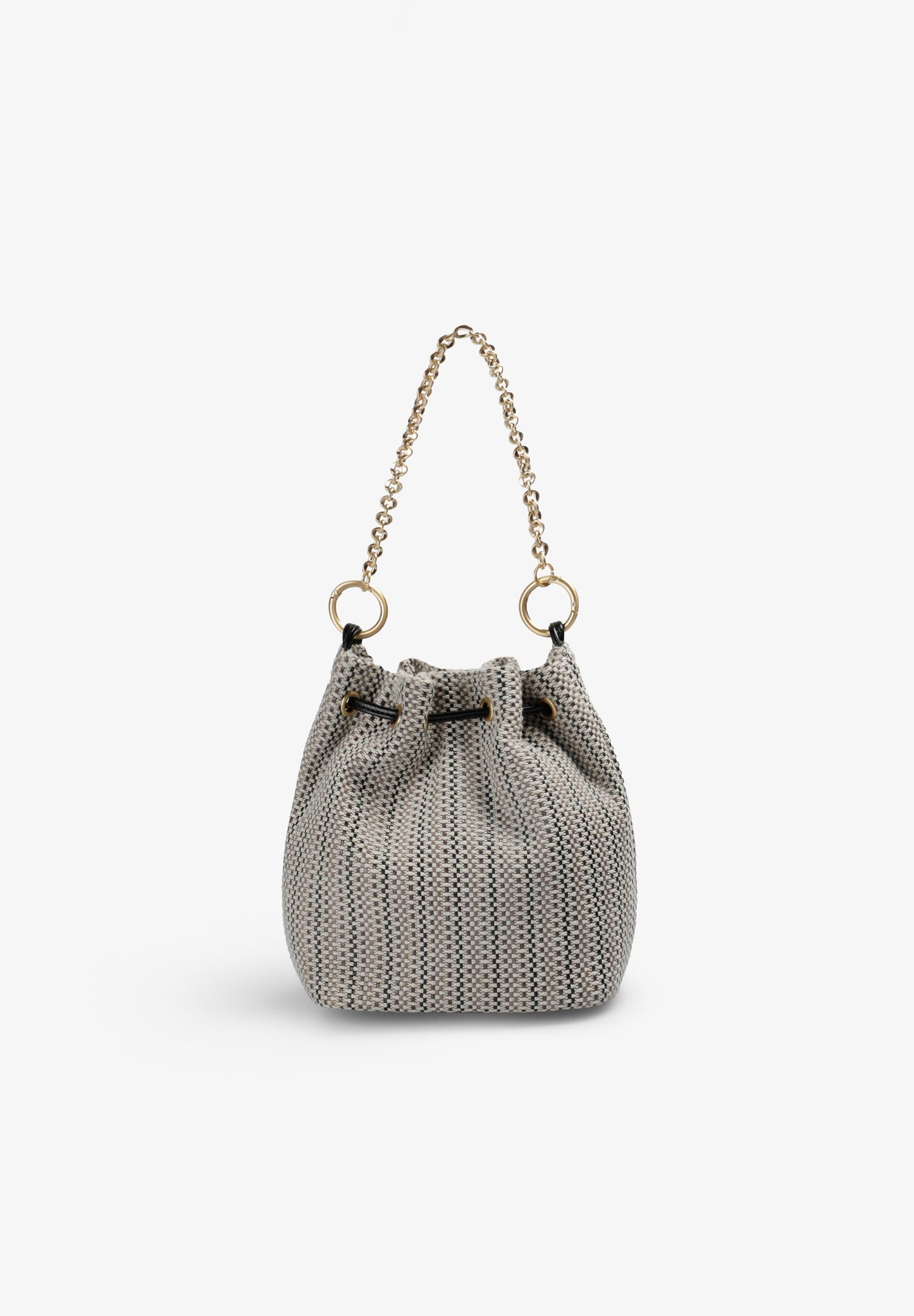 BRAIDED BUCKET BAG