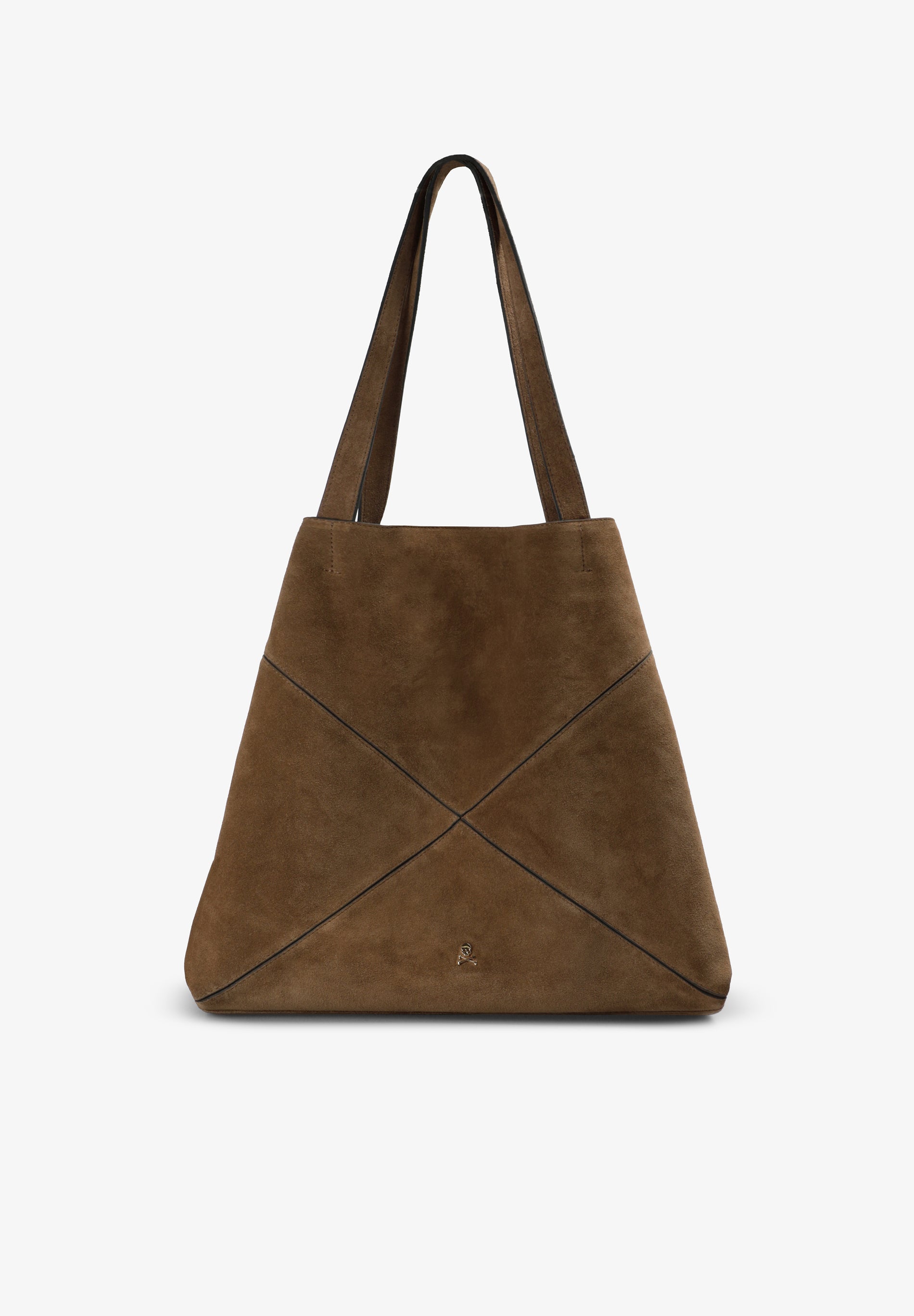 SPLIT SUEDE TOTE BAG