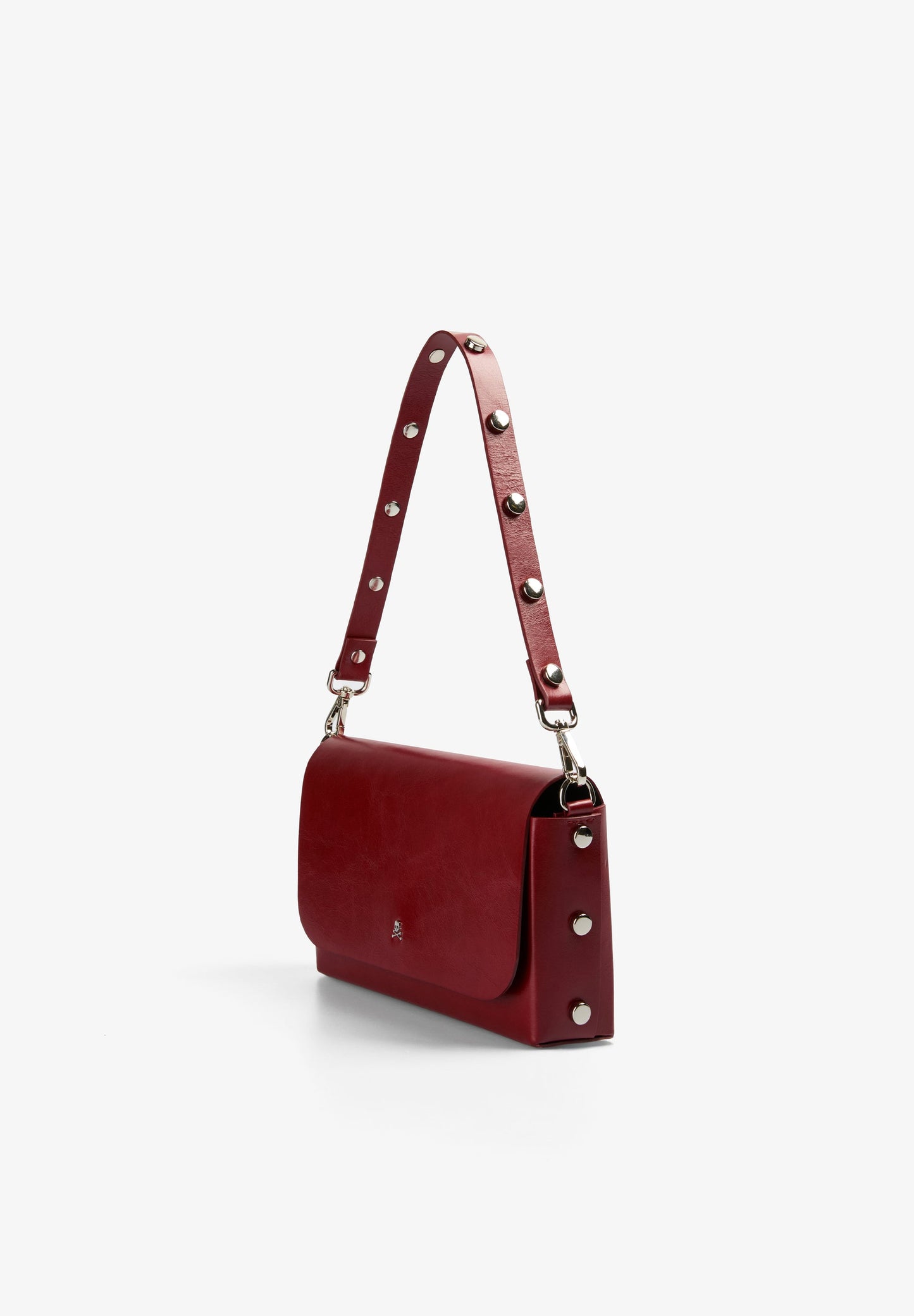 STUDDED LEATHER MINI BAG