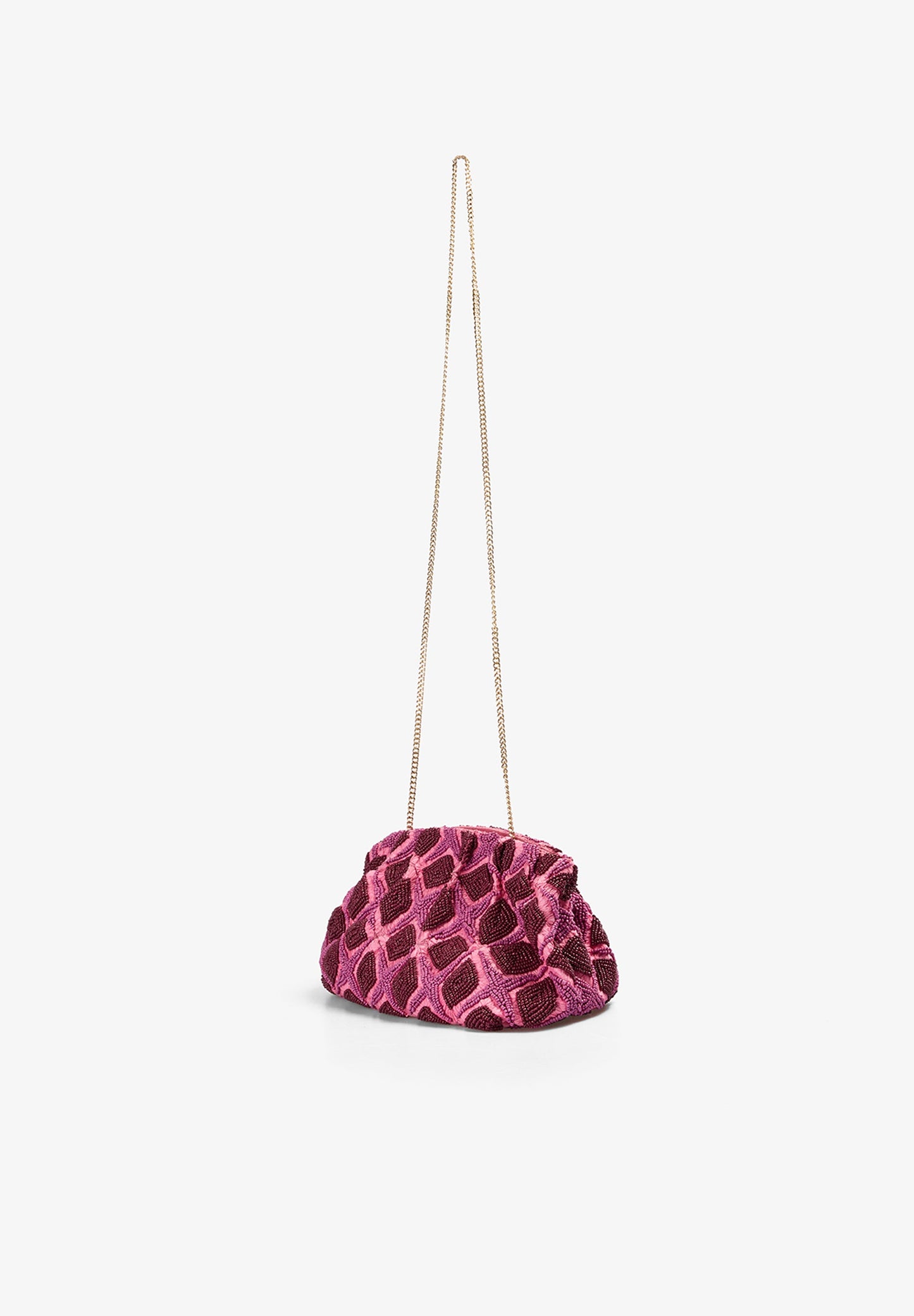 GEOMETRIC CLUTCH BAG