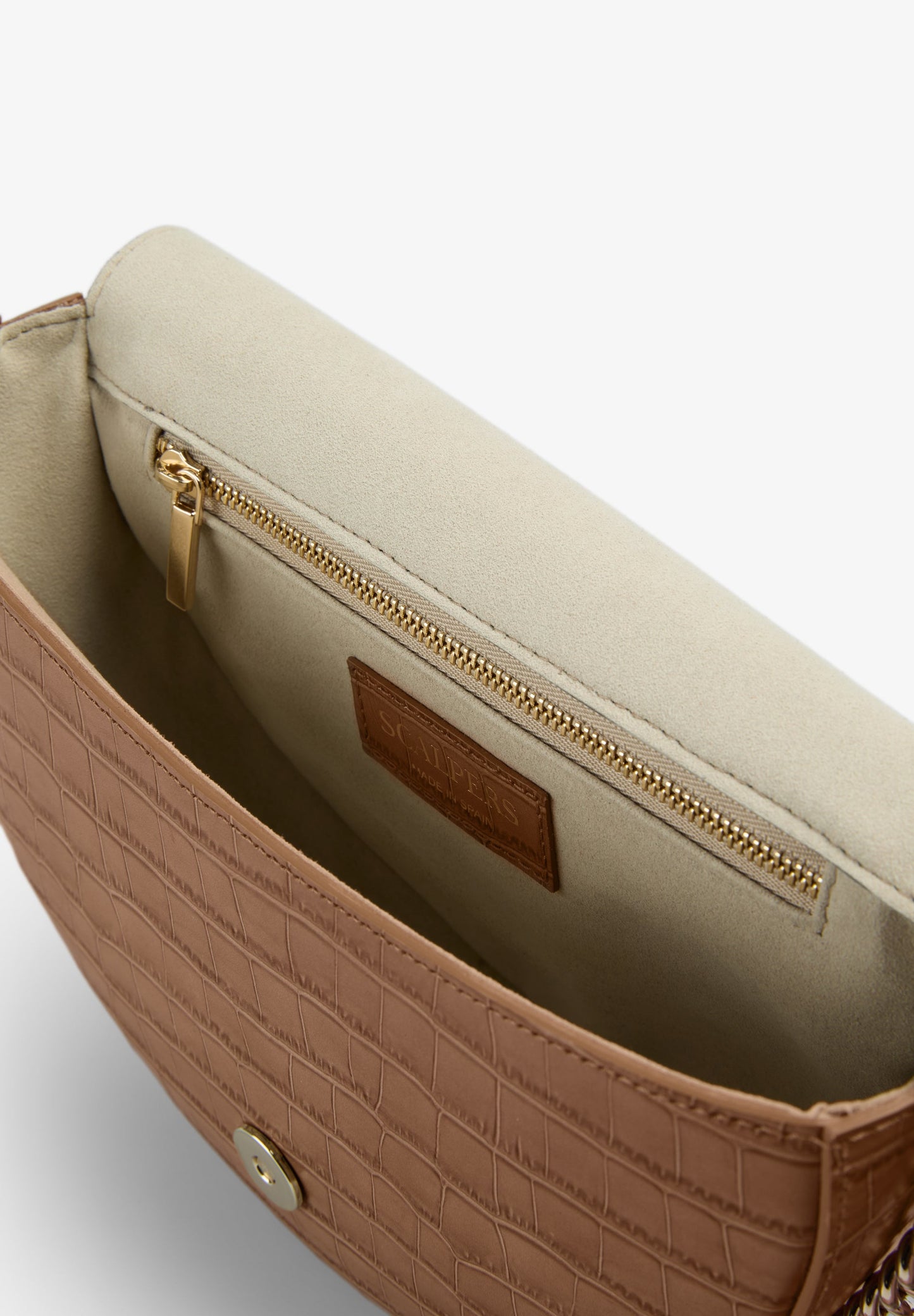 BOLSO BANDOLERA PIEL RELIEVE - Scalpers