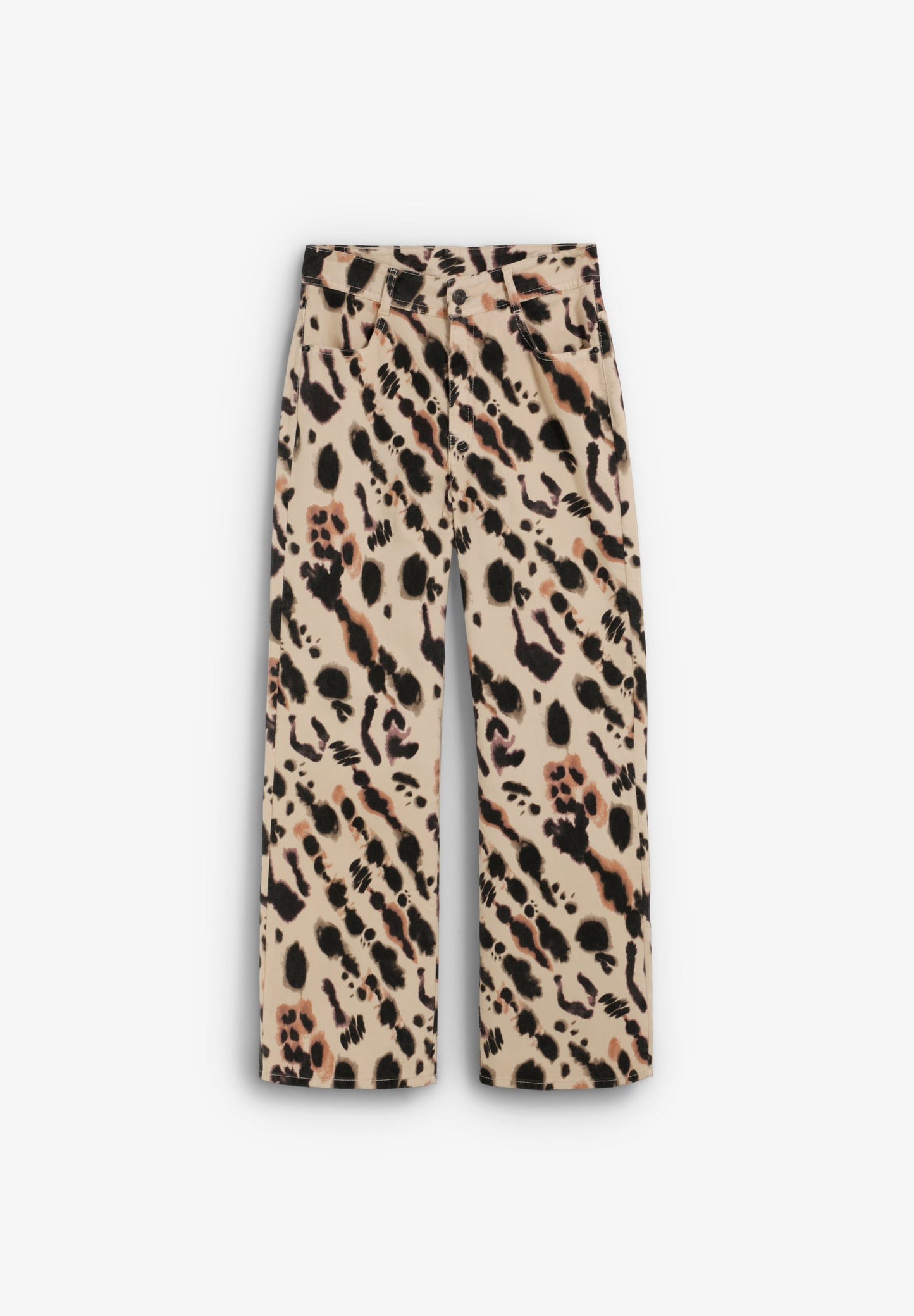 SCANICASI PRINTDENIM FLARE PANT