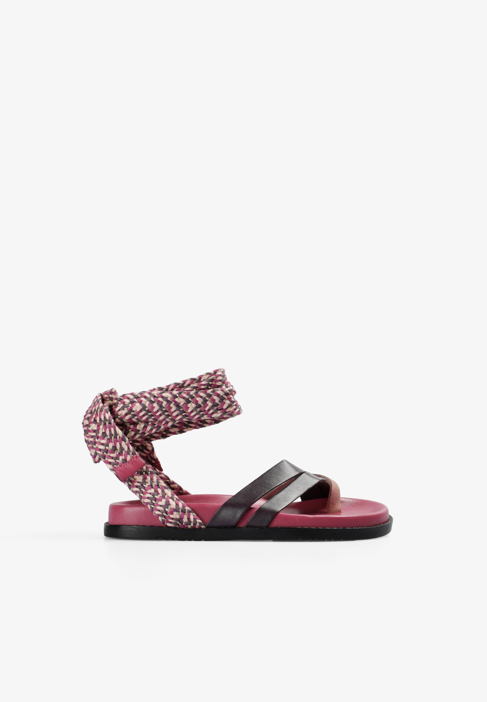 STRAPPY MULTICOLOURED SANDALS