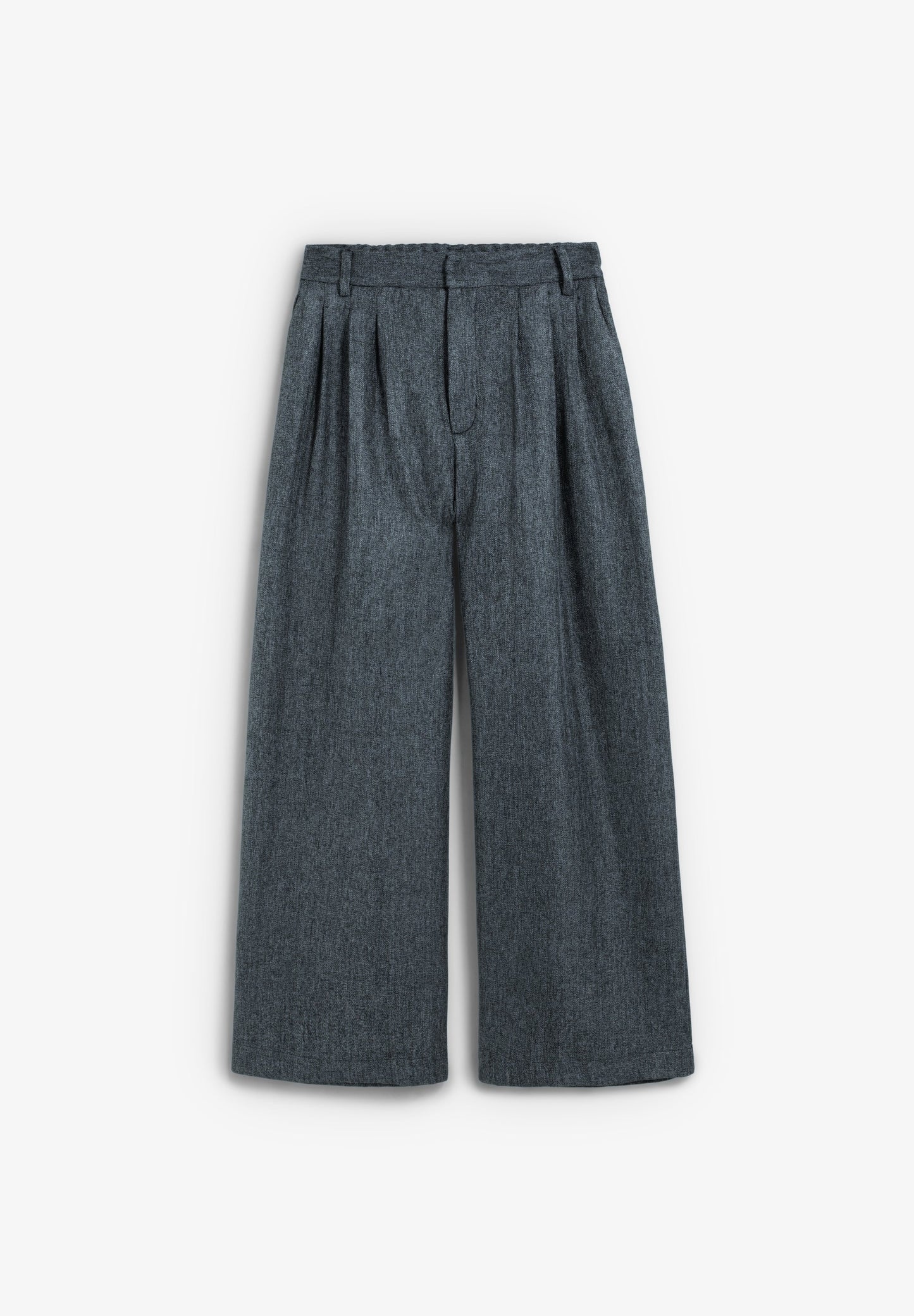 HERRINGBONE TROUSERS WITH DARTS