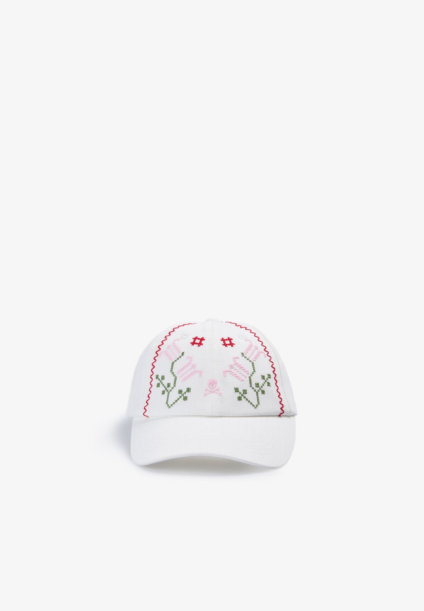 CAP WITH EMBROIDERED DETAILS