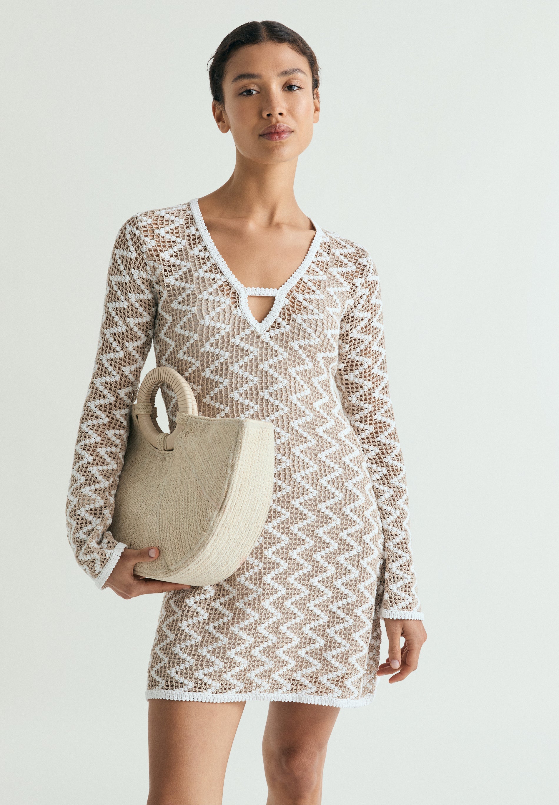 SCCROCHET MINI DRESS