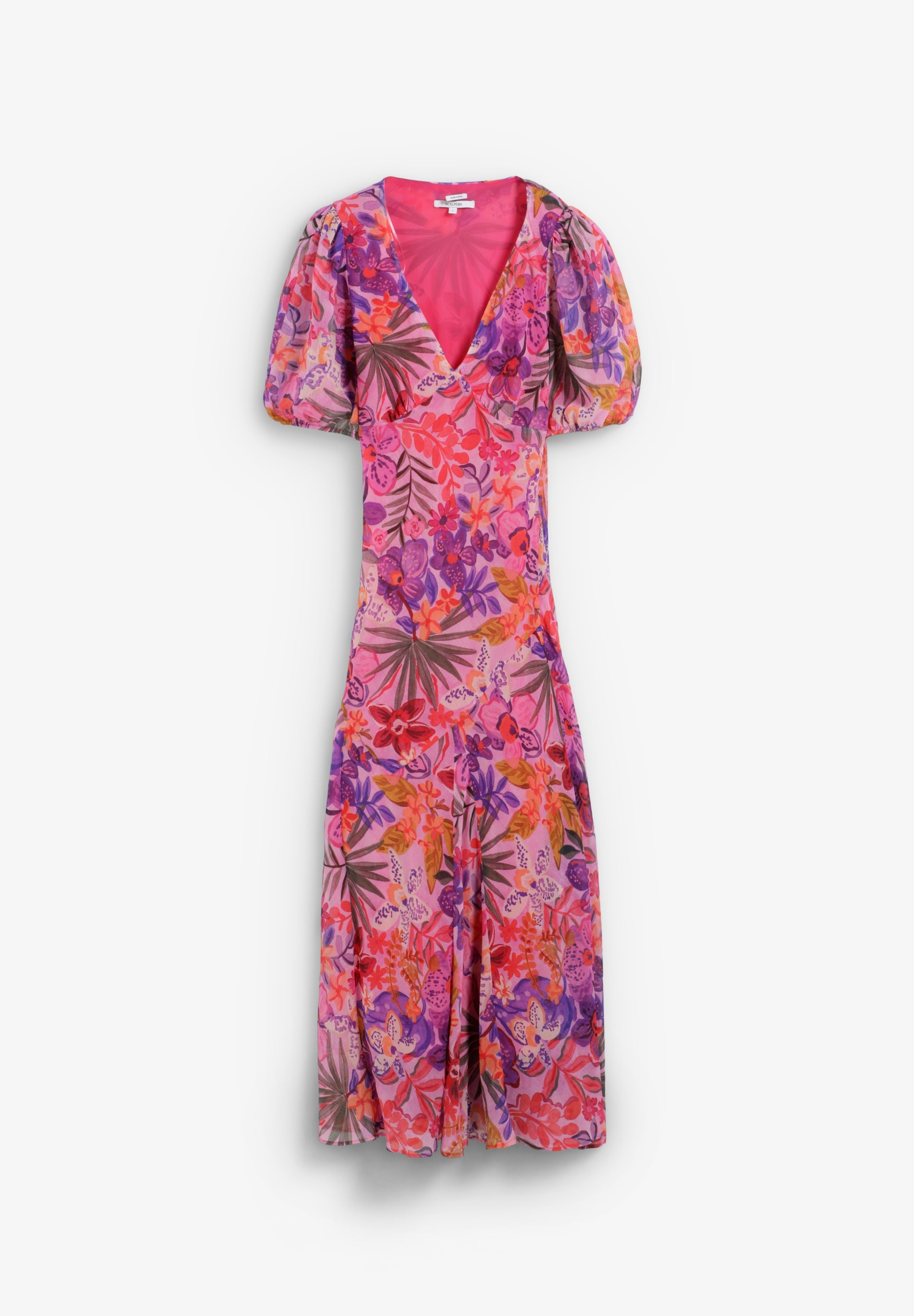 FLORAL PRINT MAXI DRESS
