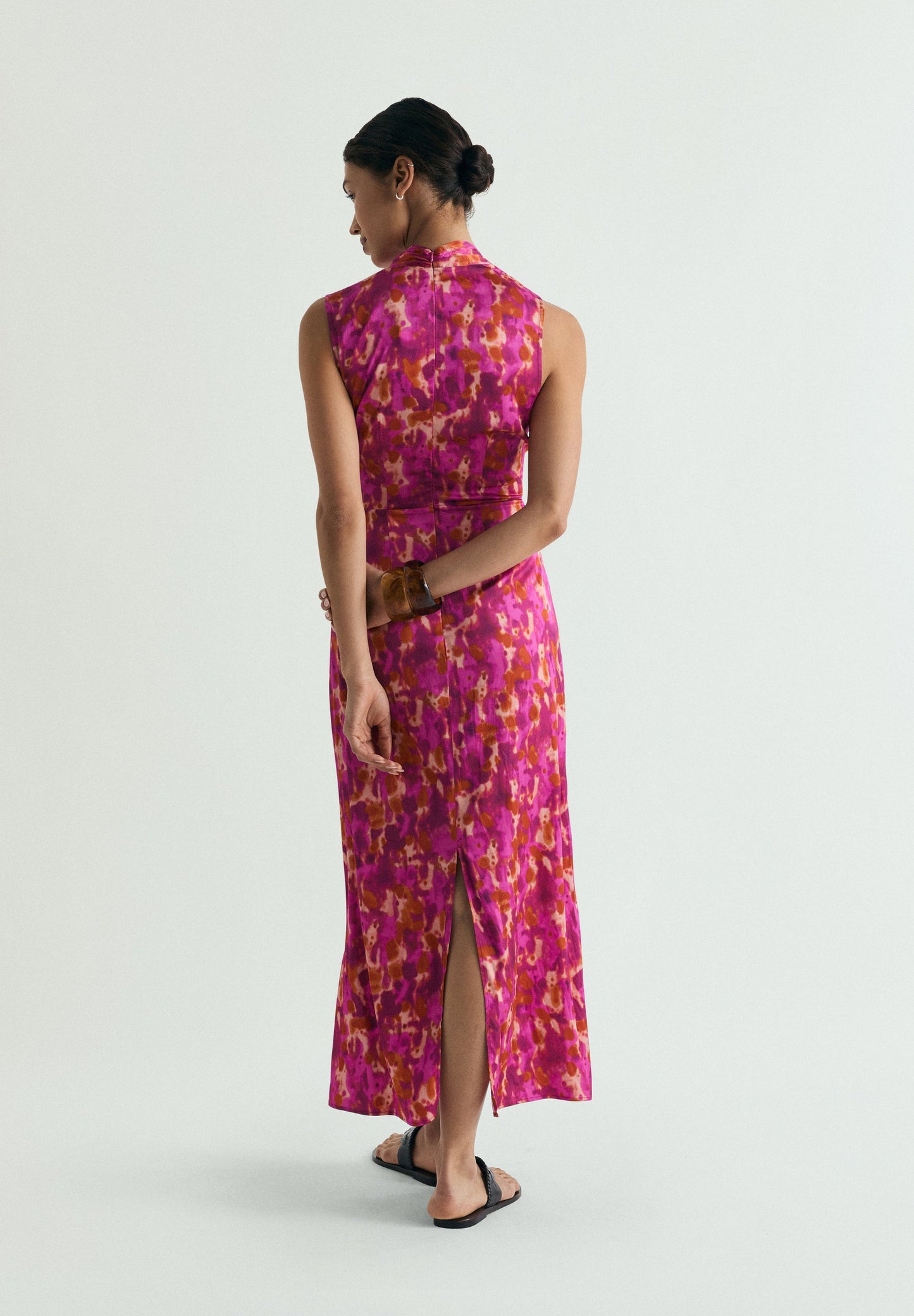 MULTICOLOURED PRINT DRESS