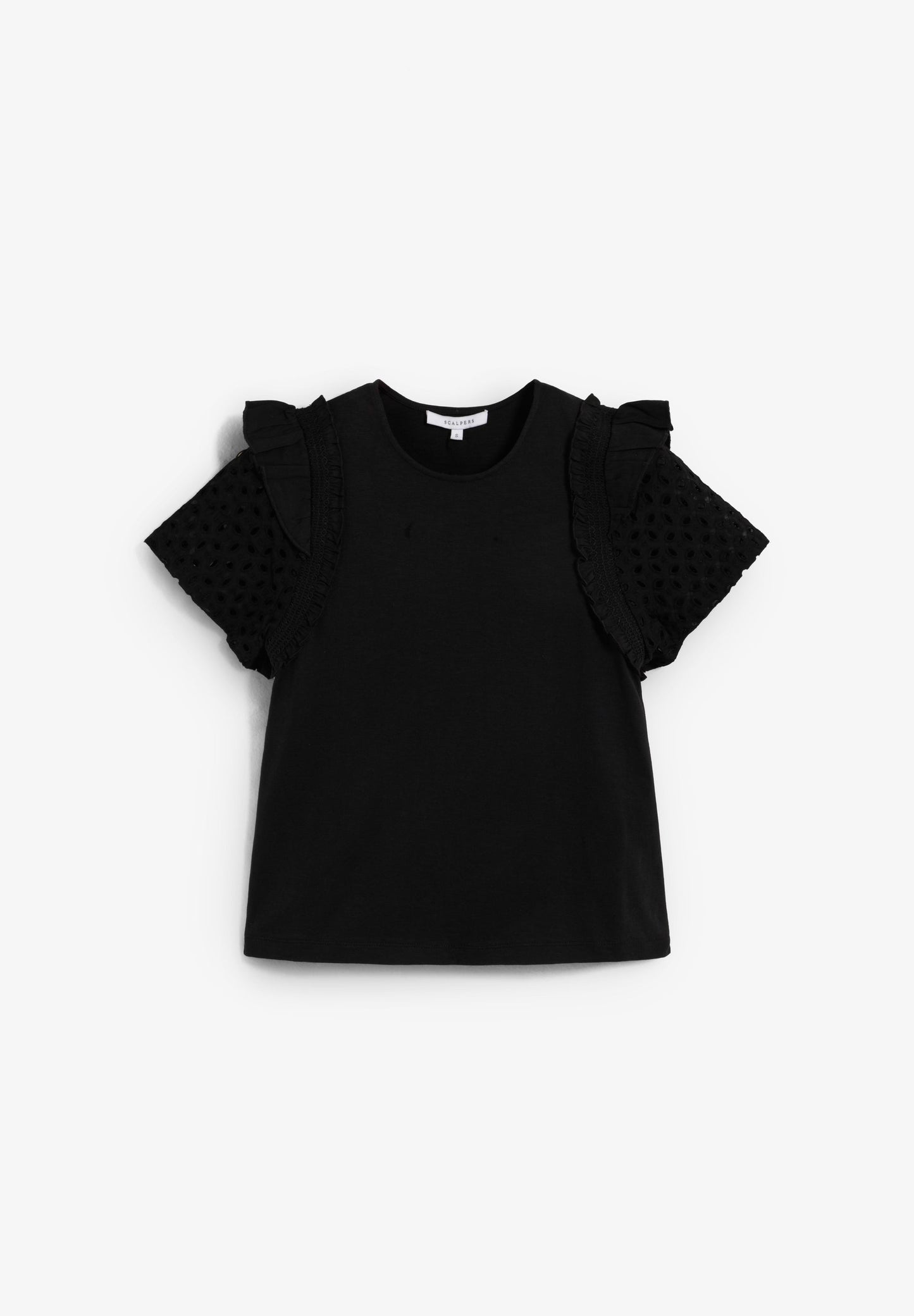 SCSLEEVE EMB TEE