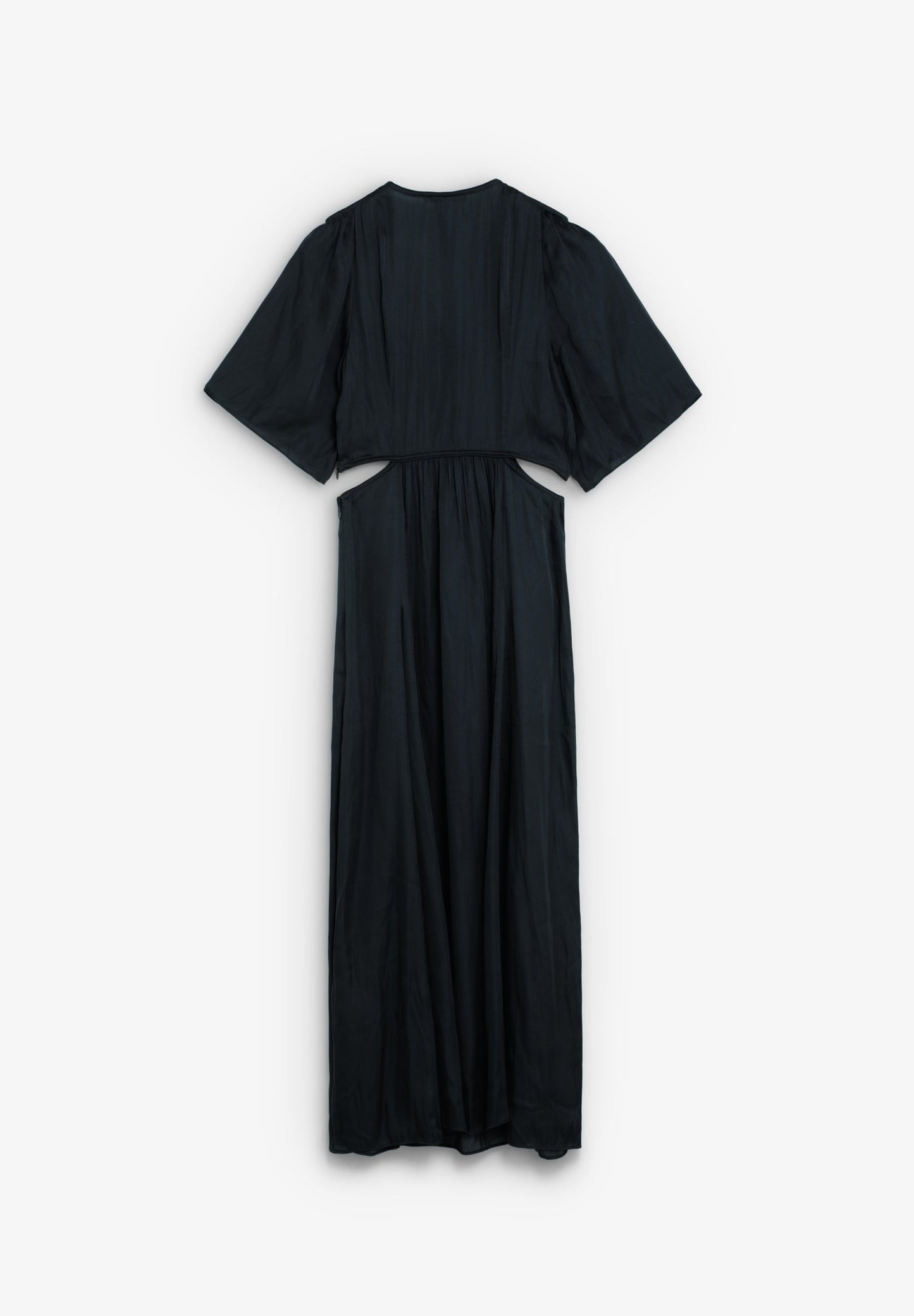 SATIN DRESS WITH CUT-OUTS