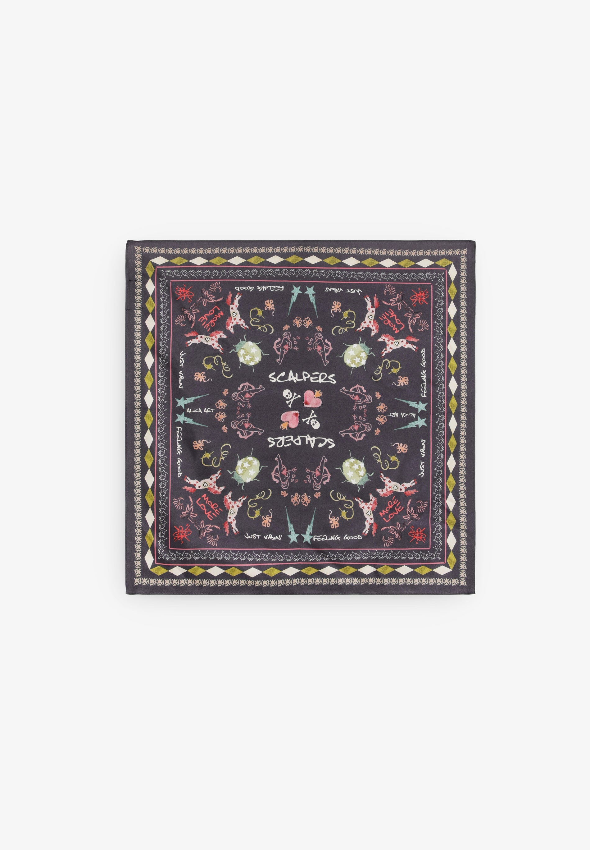 100% SILK PRINTED HANDKERCHIEF