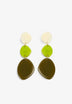 LONG THREE-TONE EARRINGS
