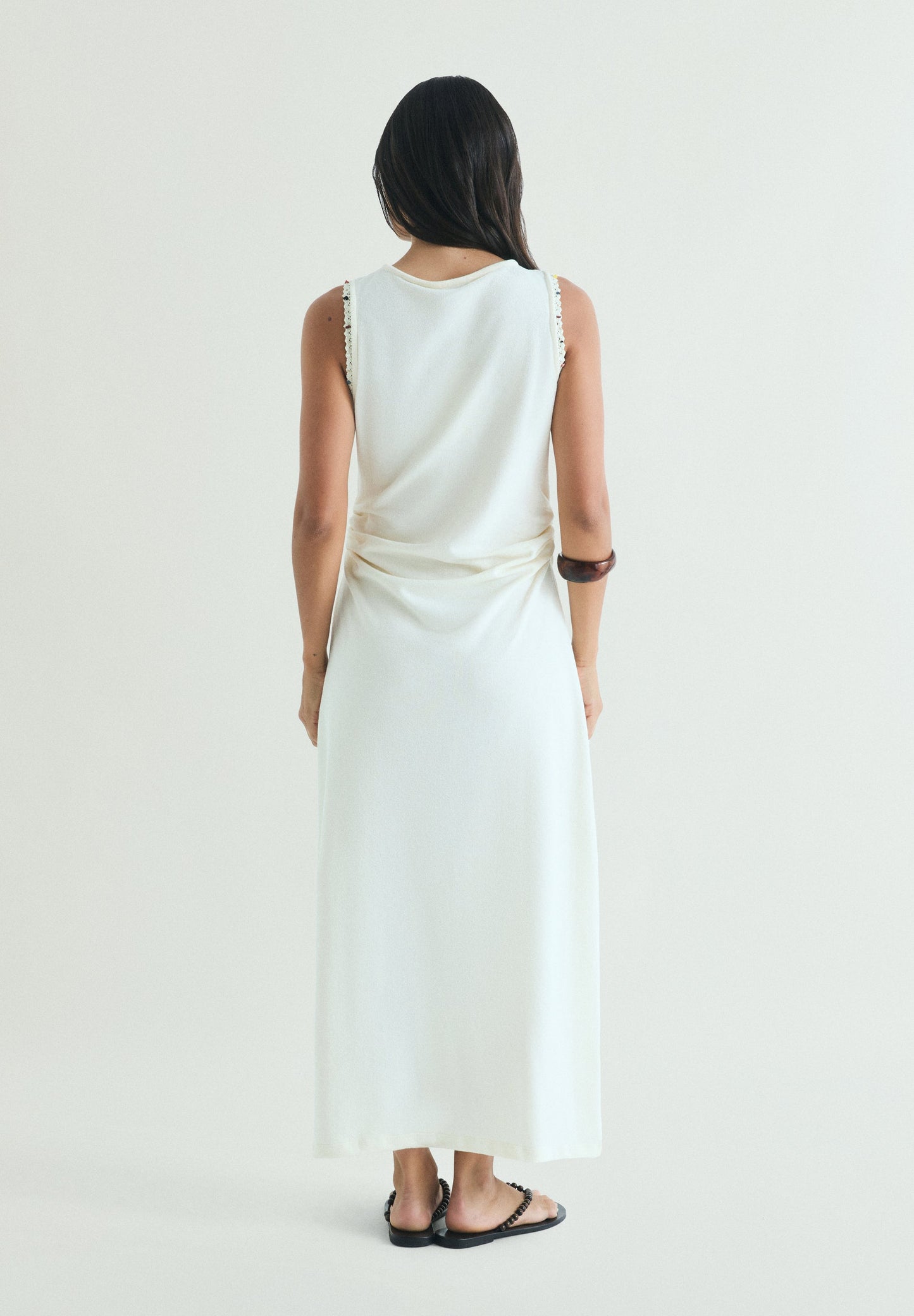 MIDI DRESS WITH COLLAR