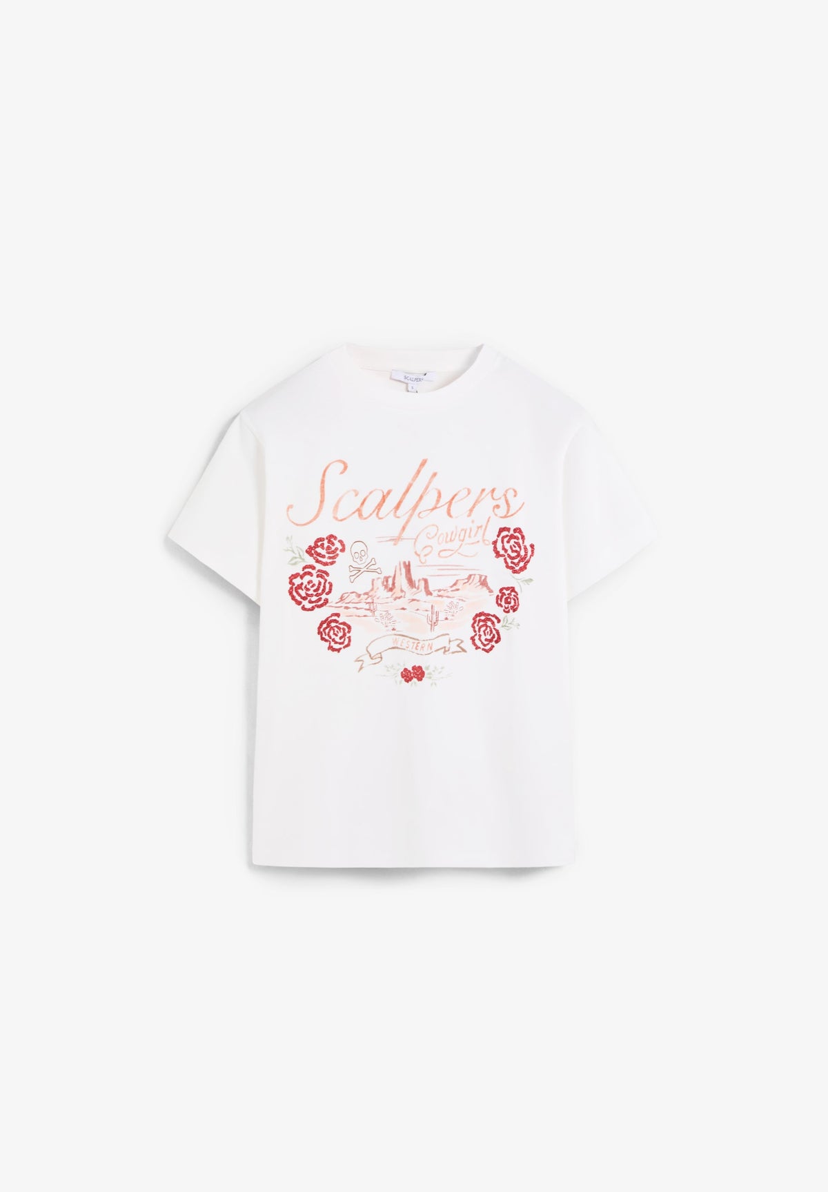 GLITTER PRINT T-SHIRT