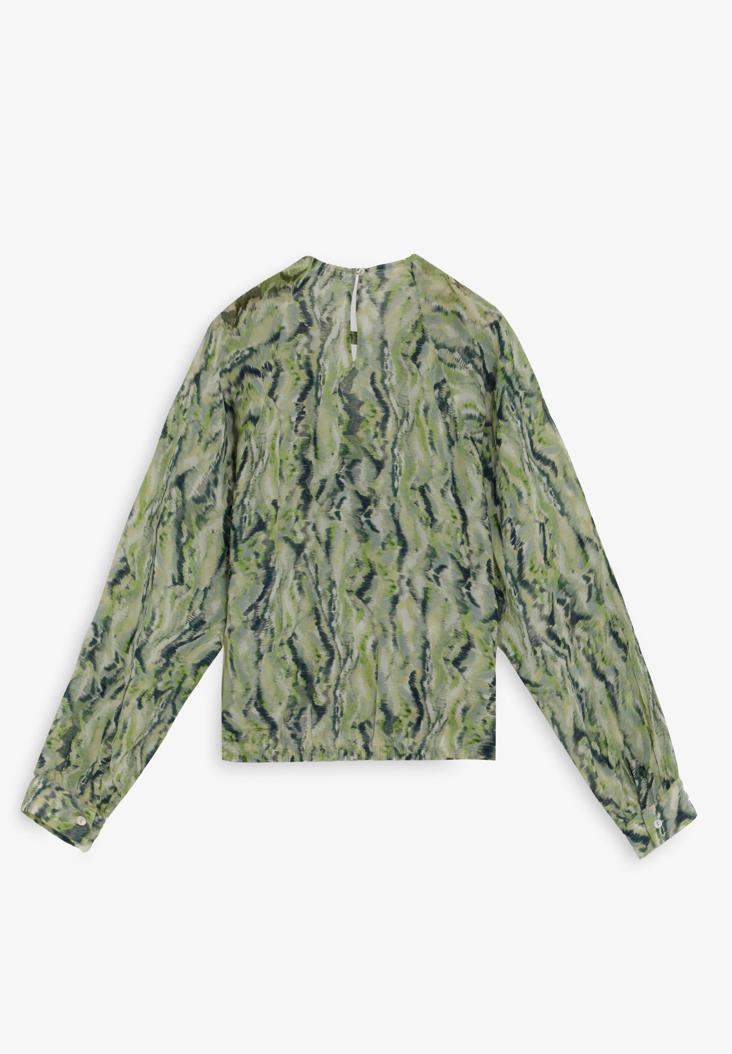 PRINTED FLOWING BLOUSE