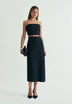 EMBROIDERED MIDI SKIRT