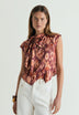 PRINTED KNOT TOP
