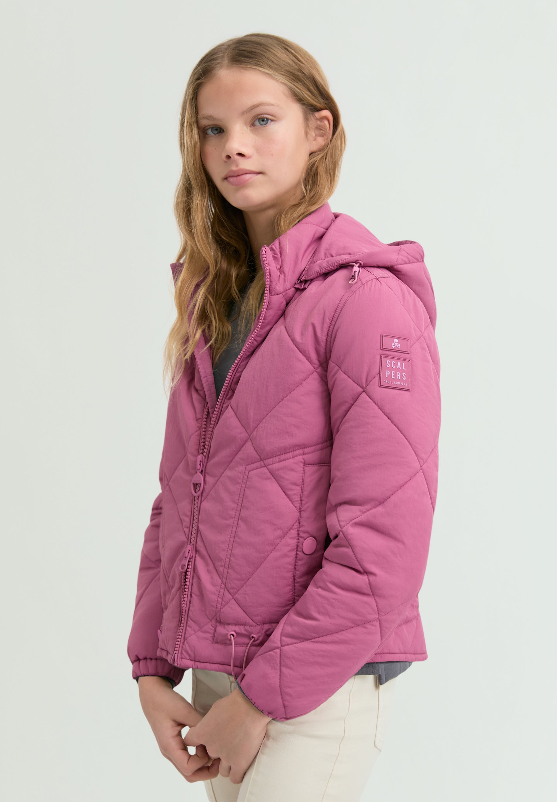 PUFFER JACKET WITH DETACHABLE HOOD