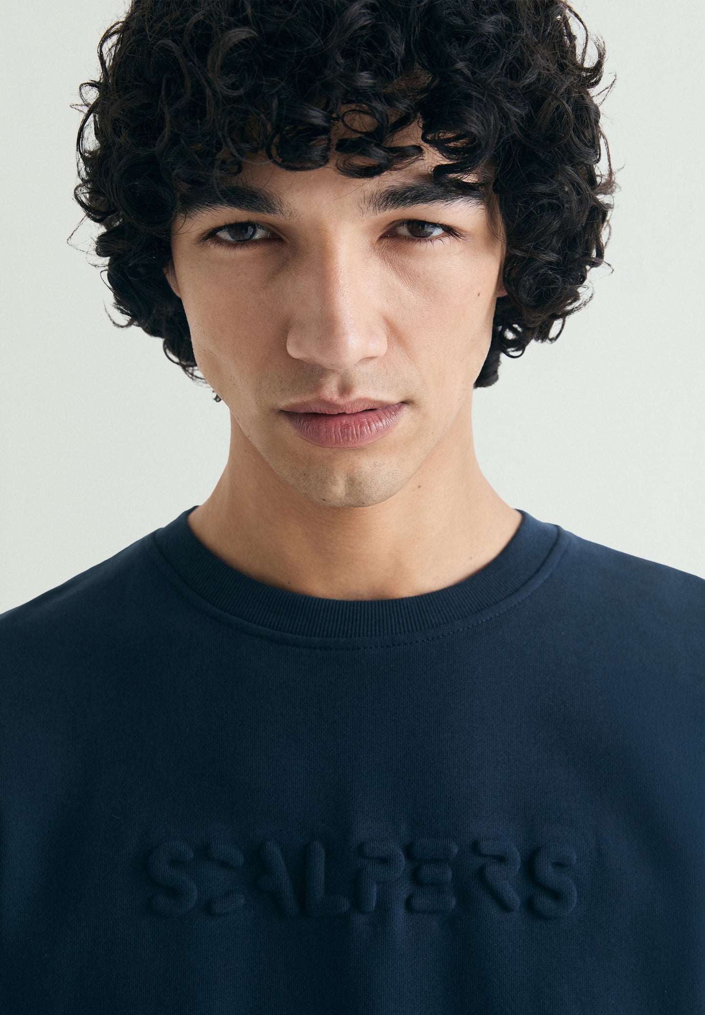 SWEATSHIRT WITH EMBOSSED SKULL