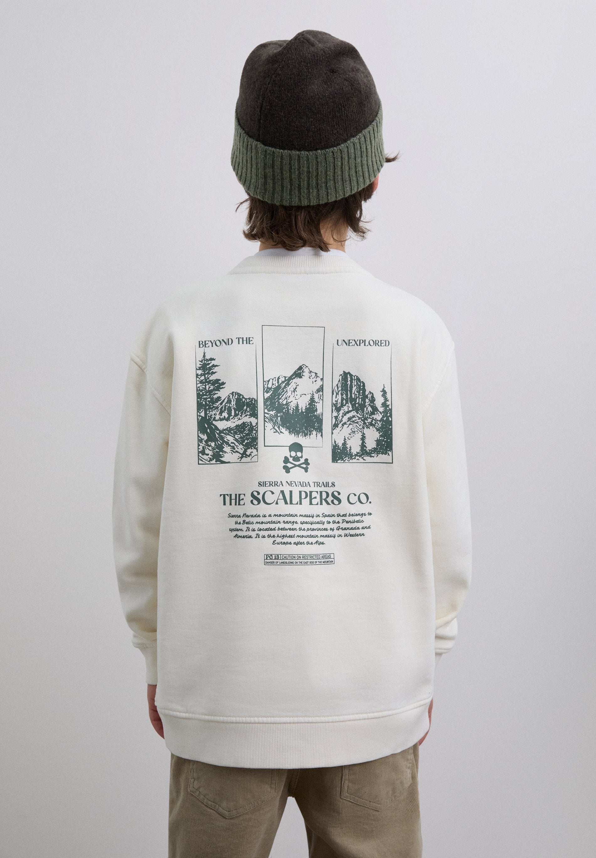 SKI PRINT SWEATSHIRT