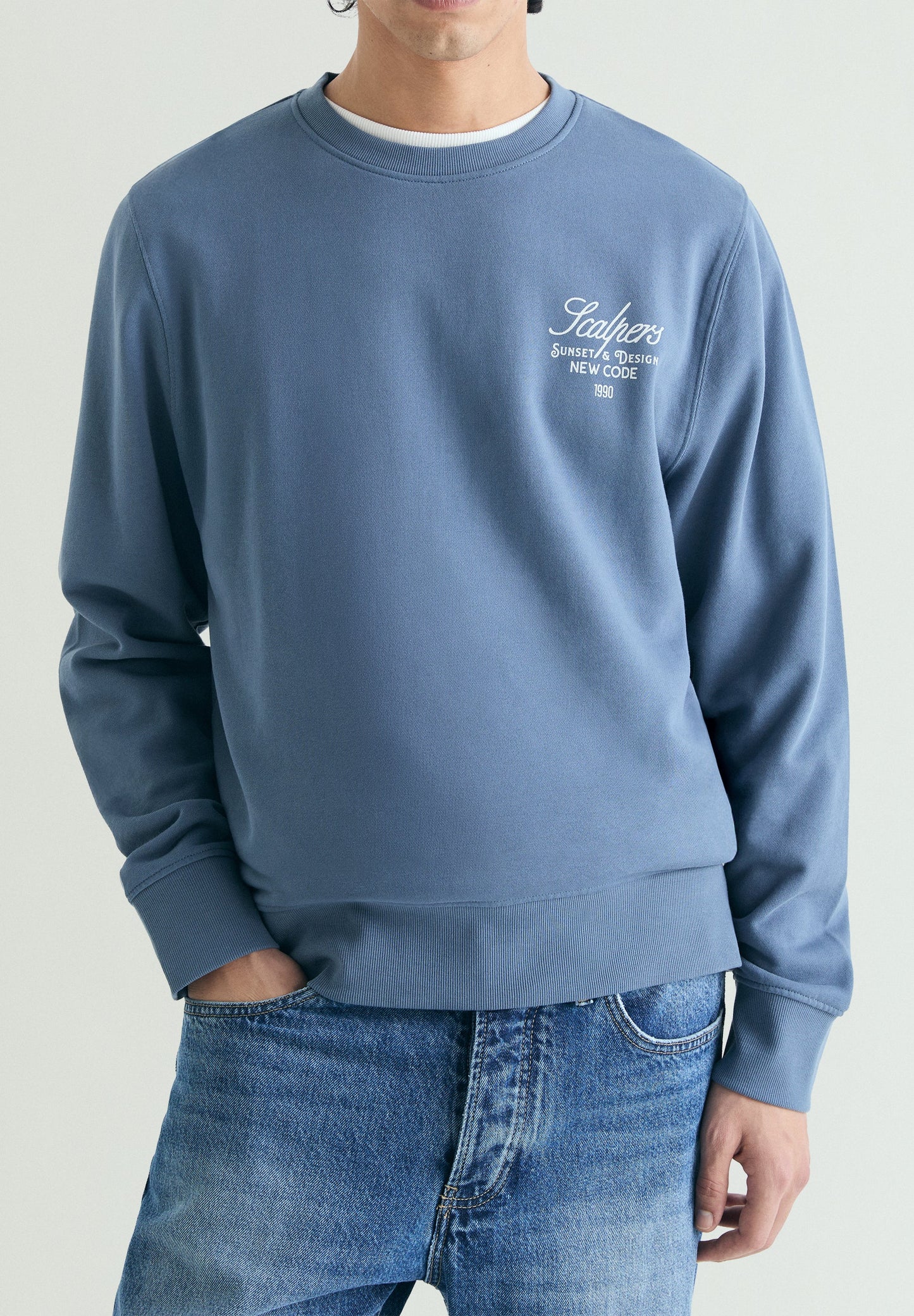 FADED PRINT SWEATSHIRT