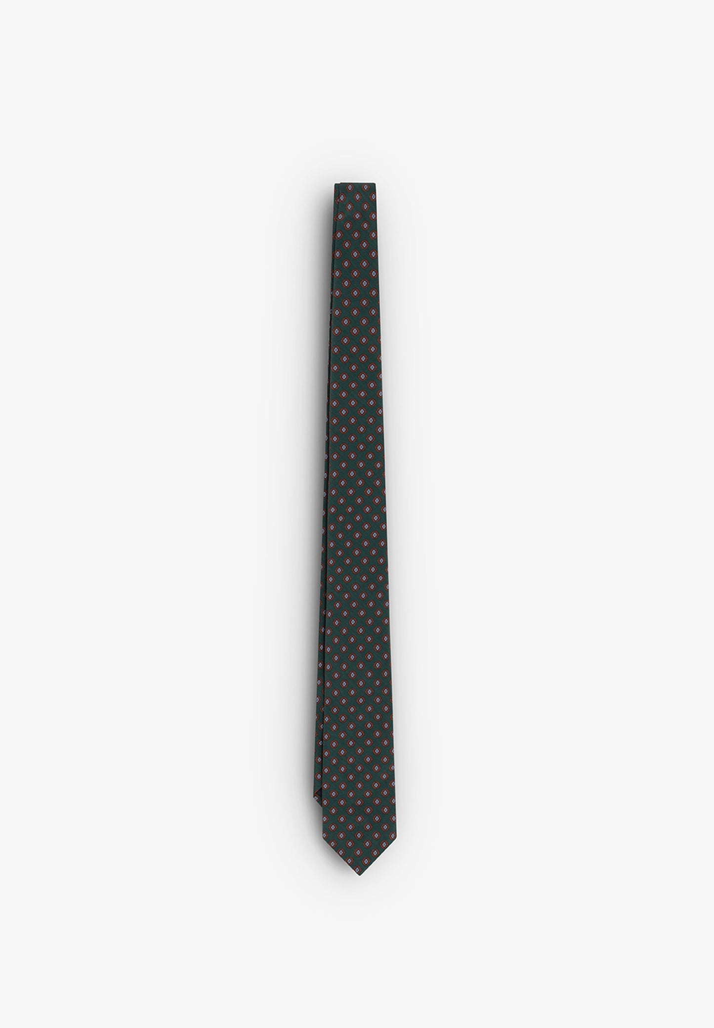 SILK TIE WITH VINTAGE MOTIFS