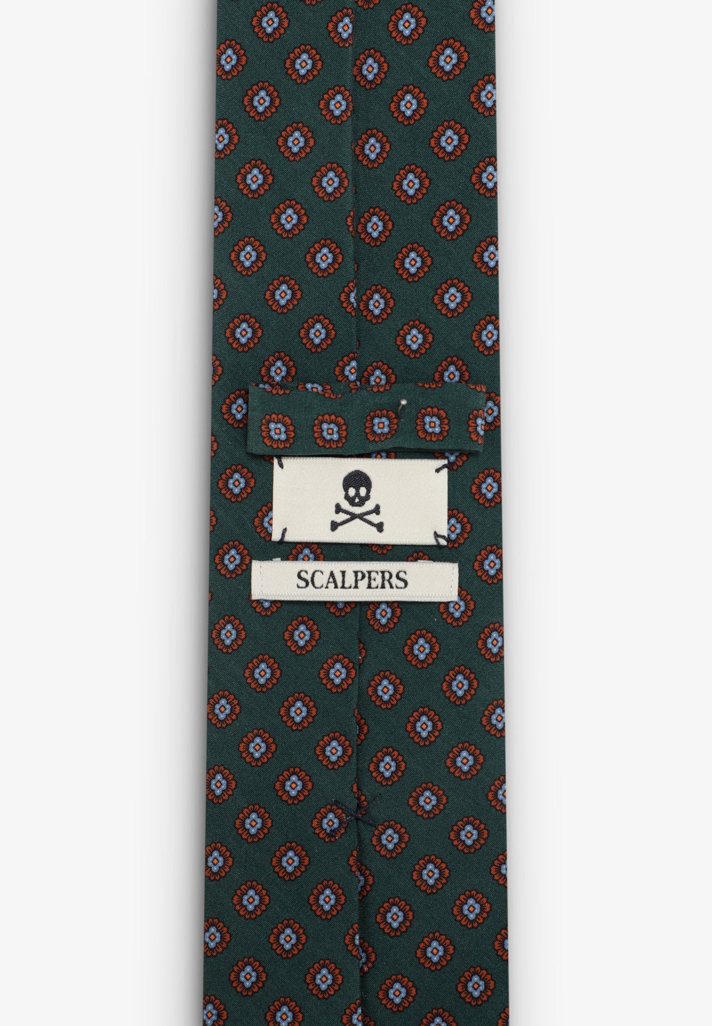 SILK TIE WITH VINTAGE MOTIFS