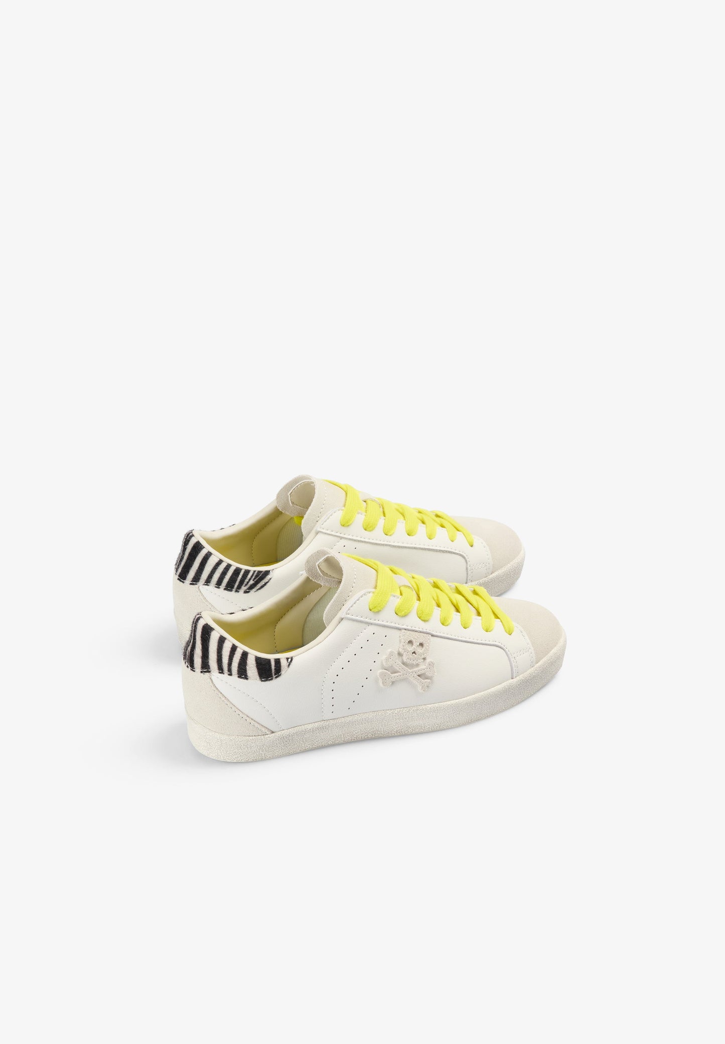 ANIMAL PRINT NEON SNEAKERS