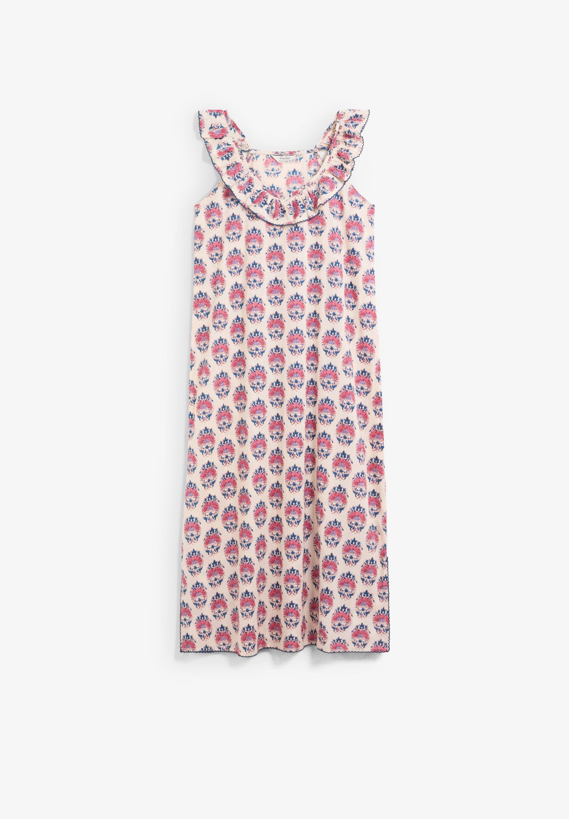 PRINTED MIDI DRESS