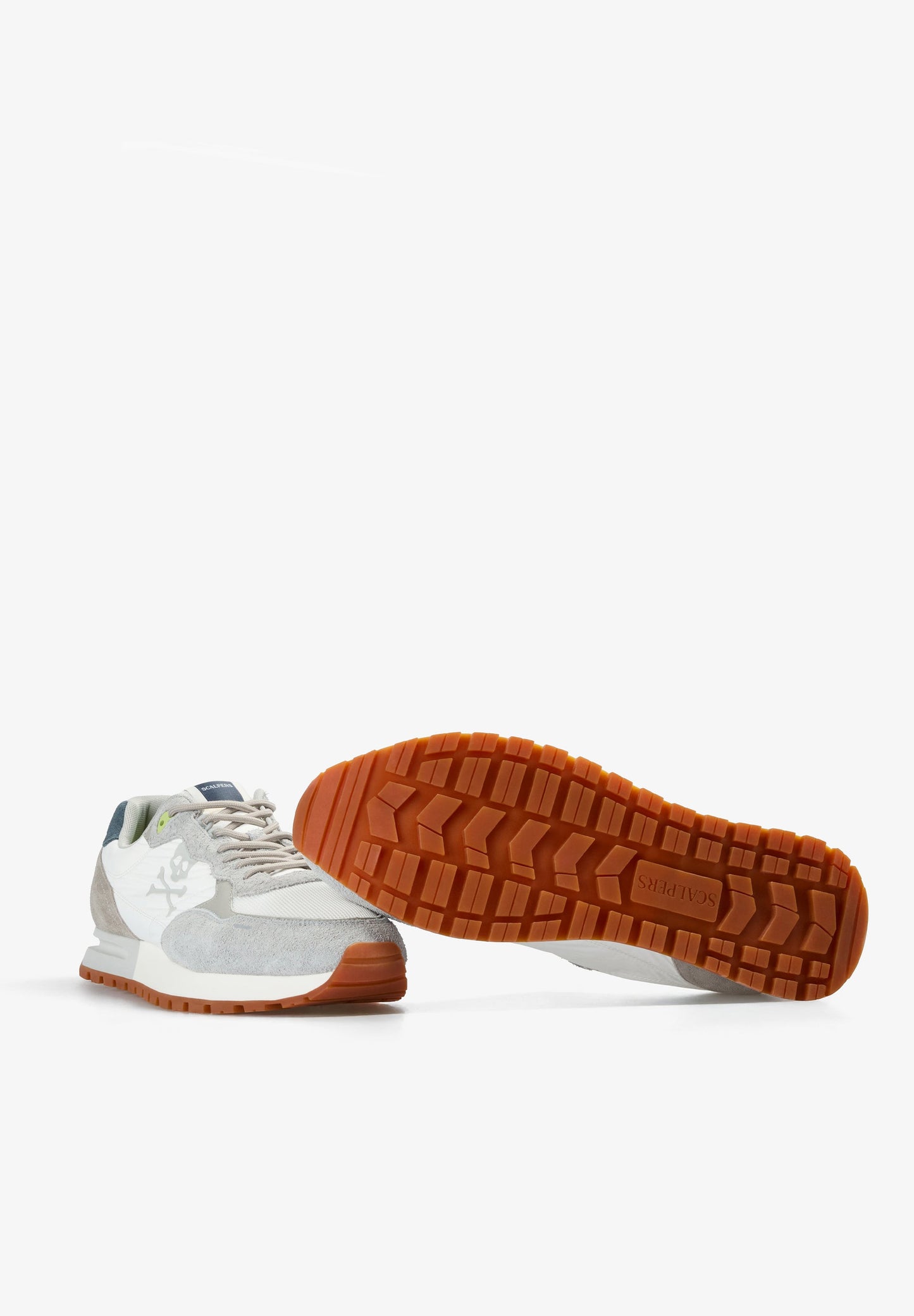 SKULL SPLIT SUEDE SNEAKERS