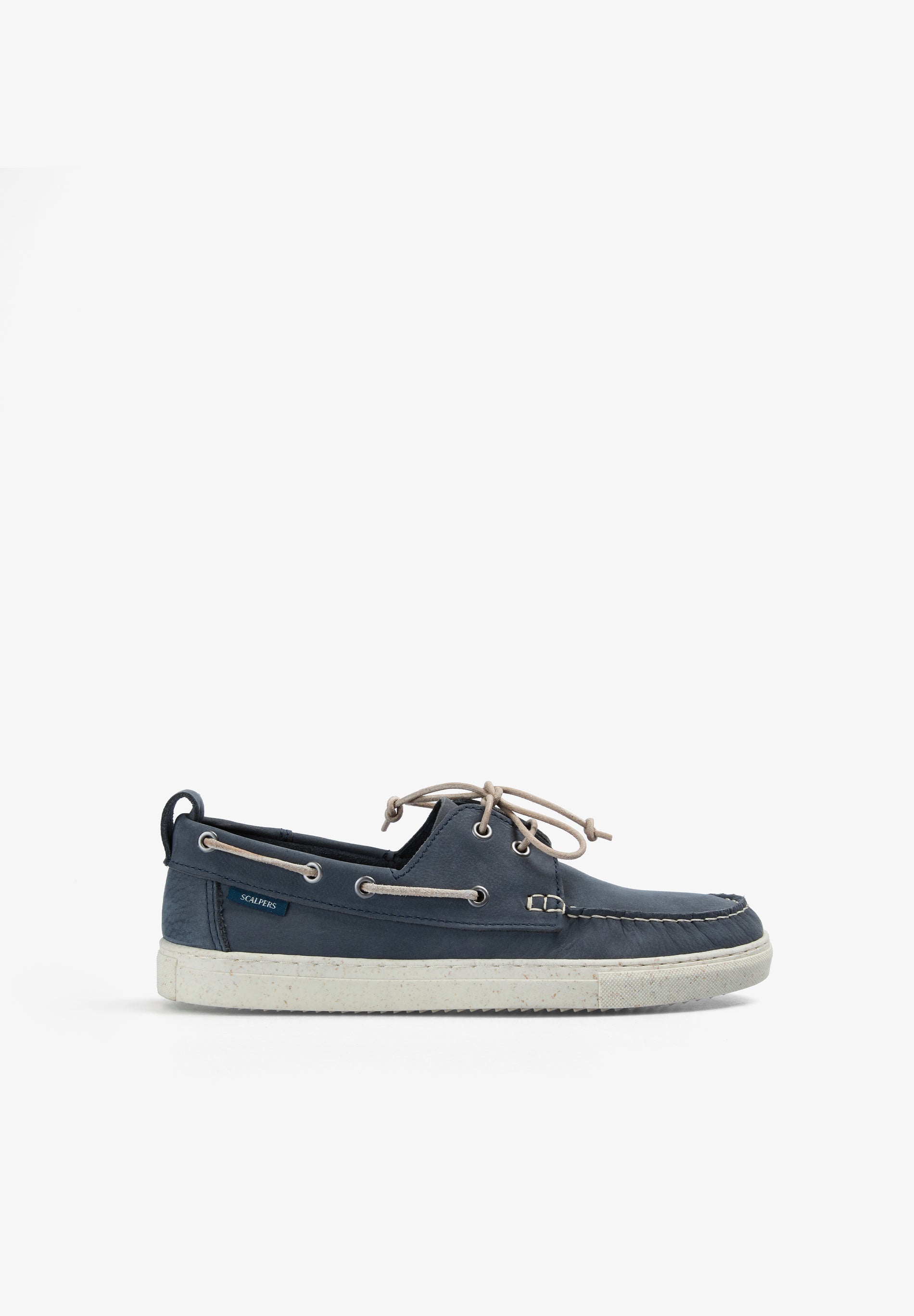 100% RECYCLED LEATHER BOAT SHOES