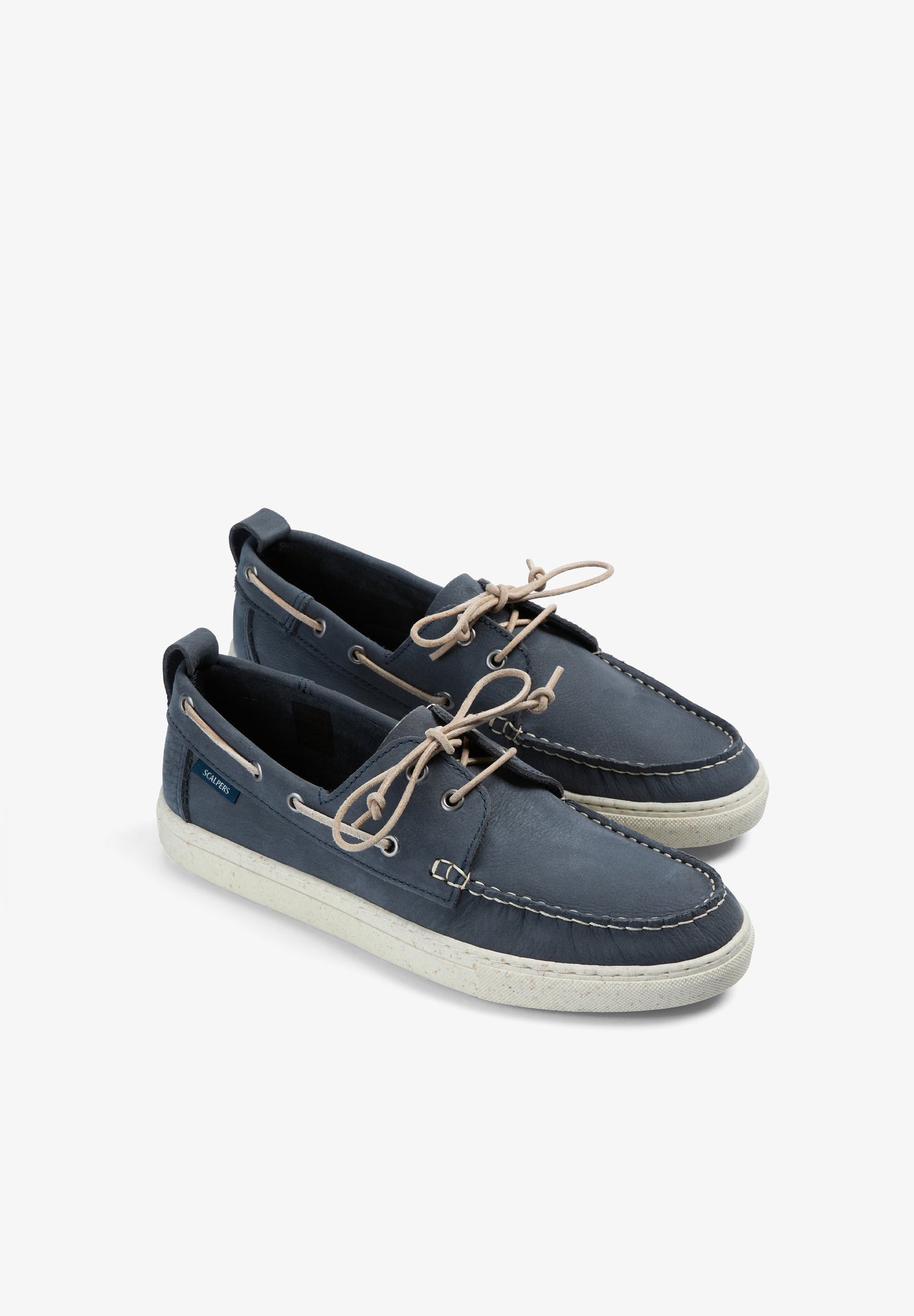 100% RECYCLED LEATHER BOAT SHOES