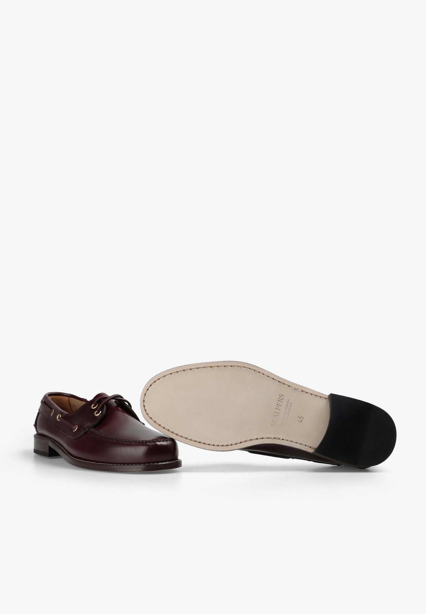 LEATHER DECK SHOES