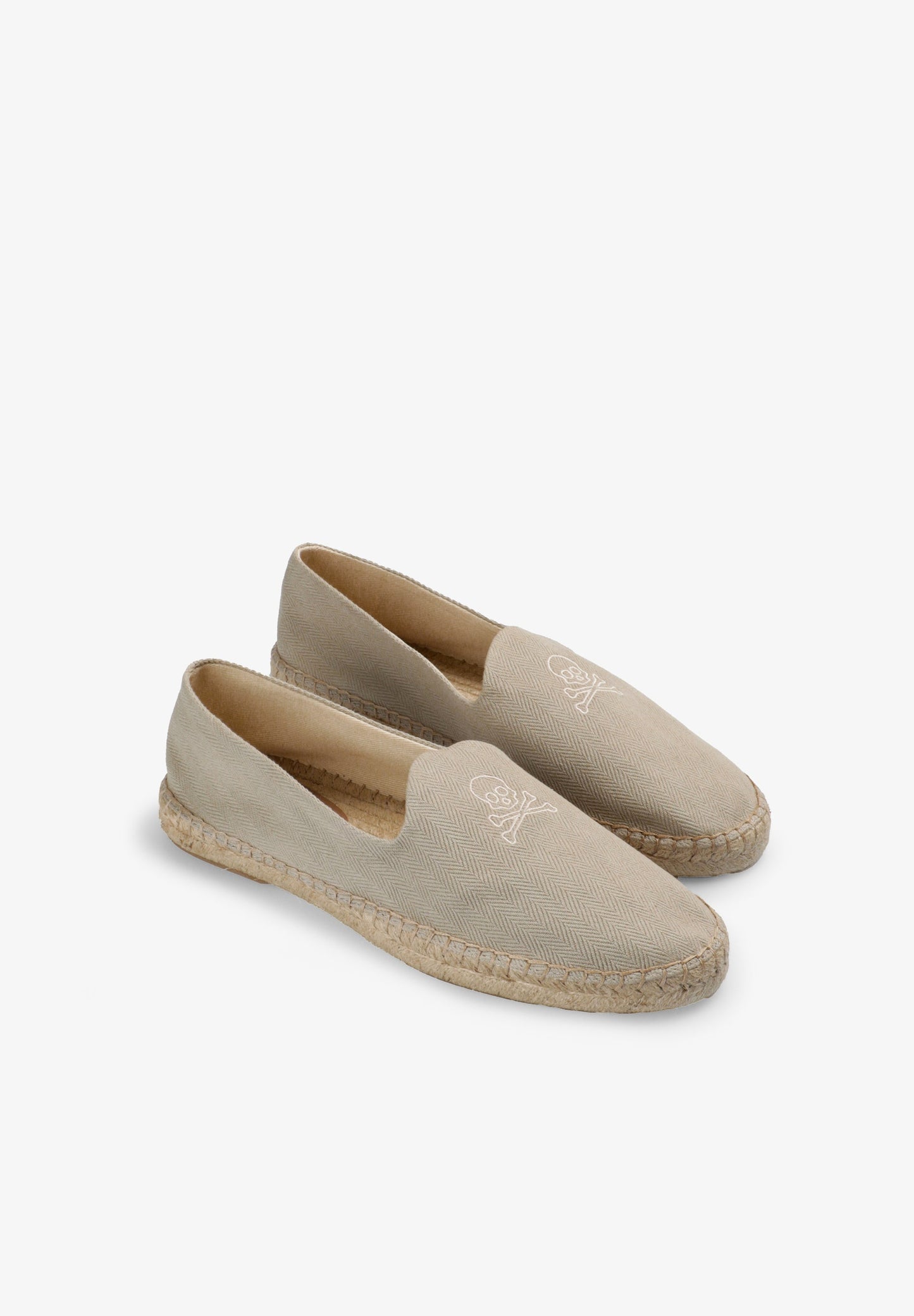 CONTRAST SKULL ESPADRILLES