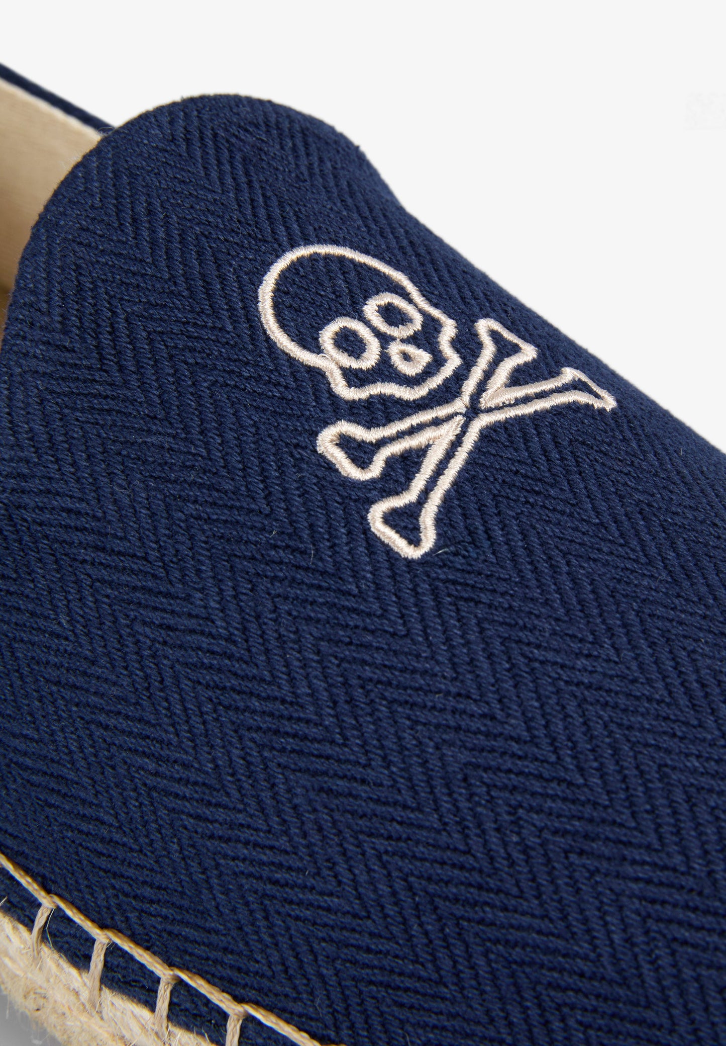 CONTRAST SKULL ESPADRILLES