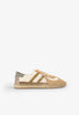 CONTRAST SUEDE SNEAKERS