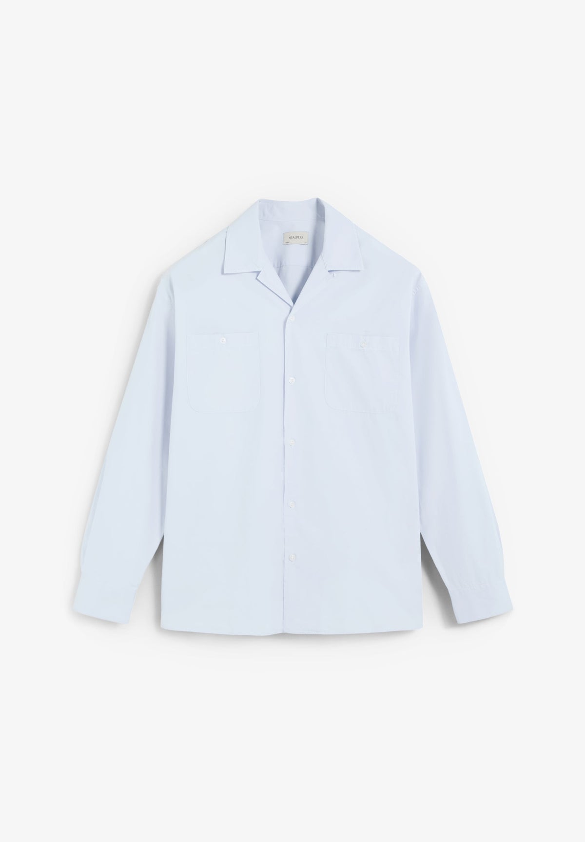 LINEN SHIRT WITH BUTTONED POCKETS