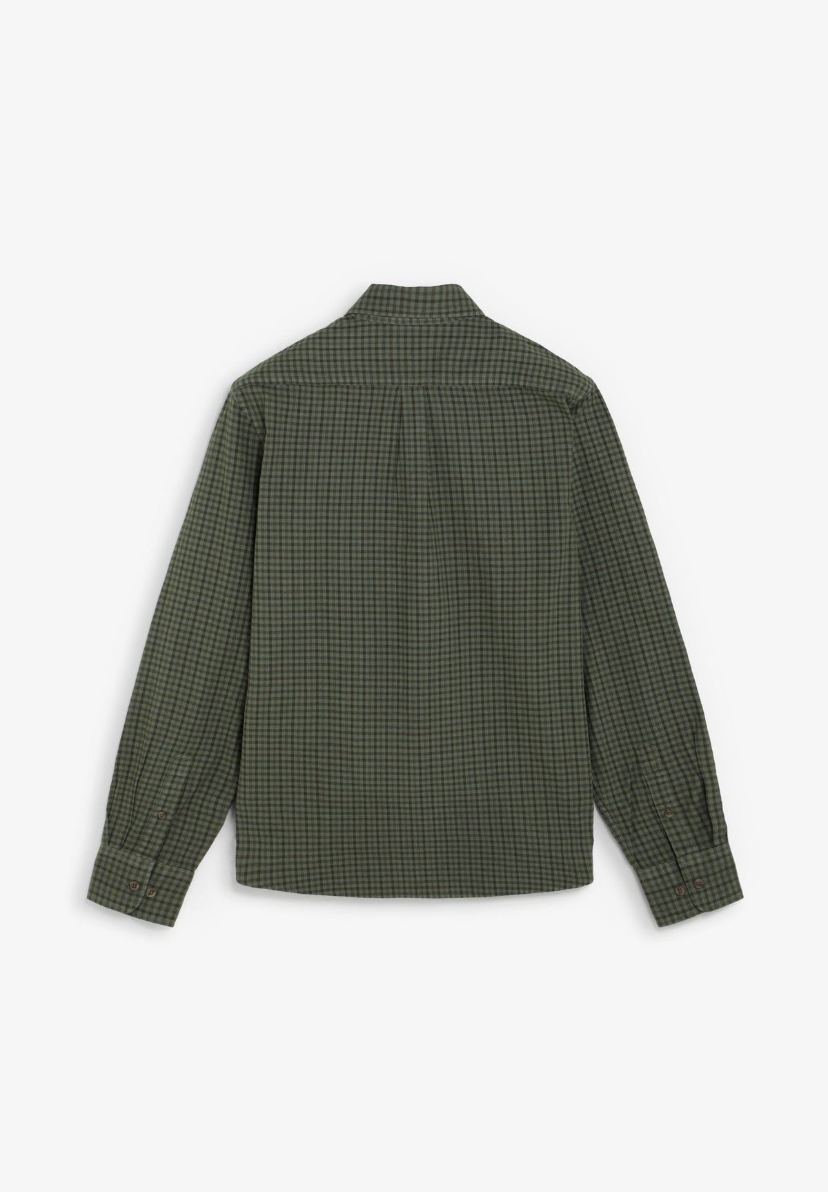 CHECK SHIRT WITH A BUTTON-DOWN COLLAR