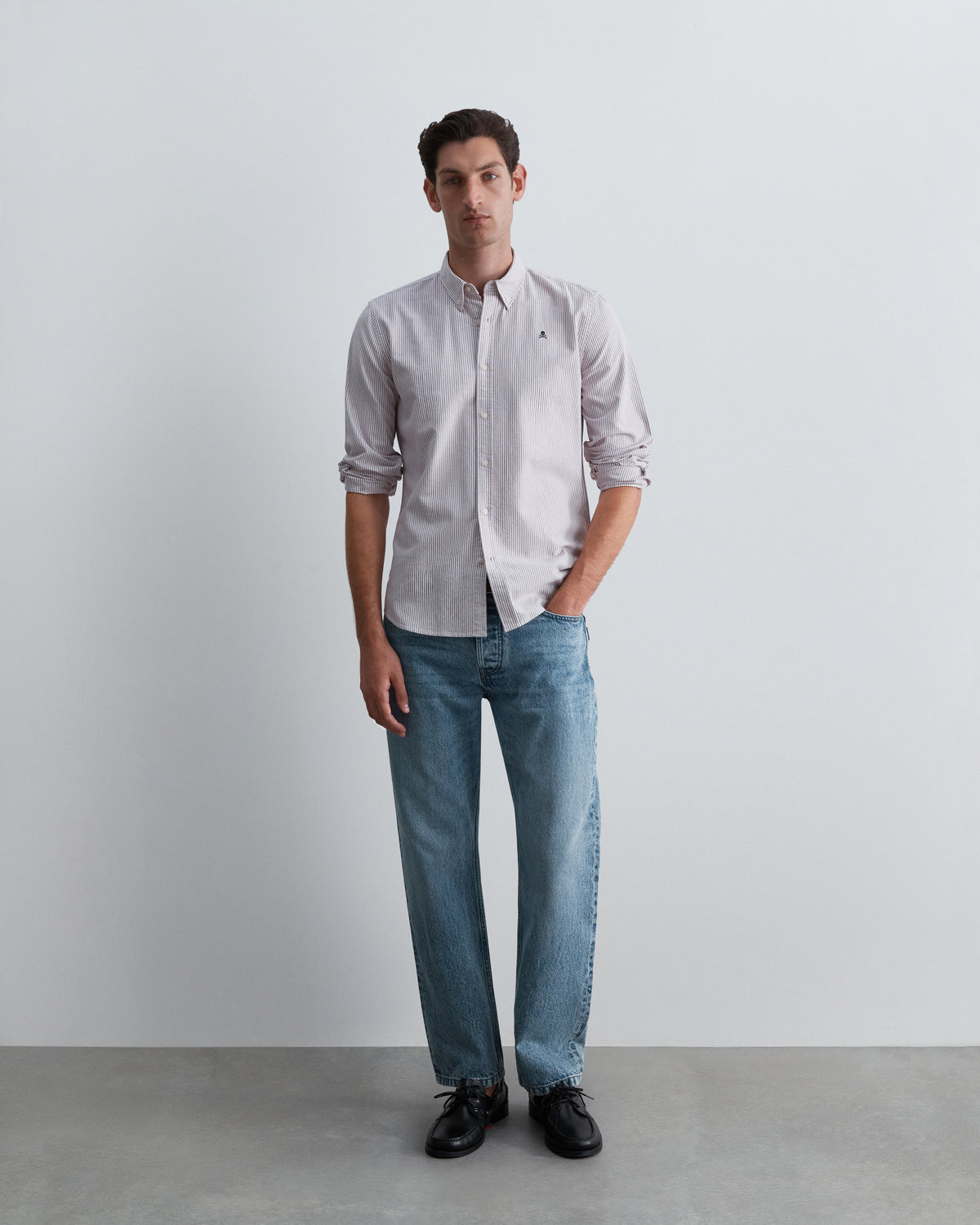 STRIPED OXFORD SHIRT