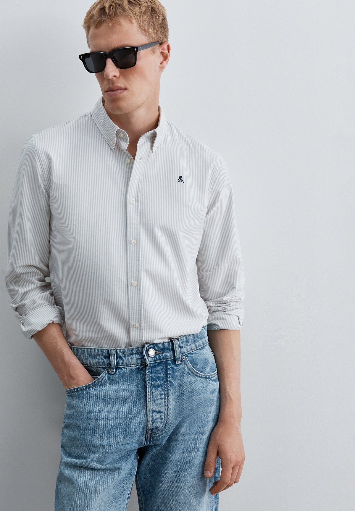 STRIPED OXFORD SHIRT