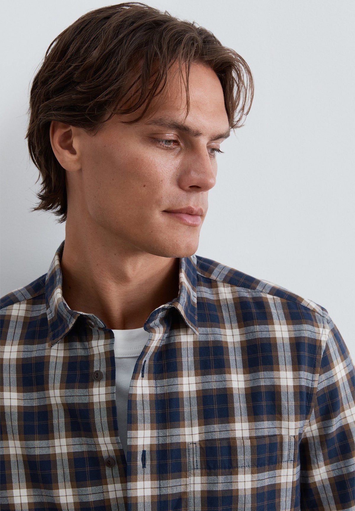 CHECK PRINT SHIRT