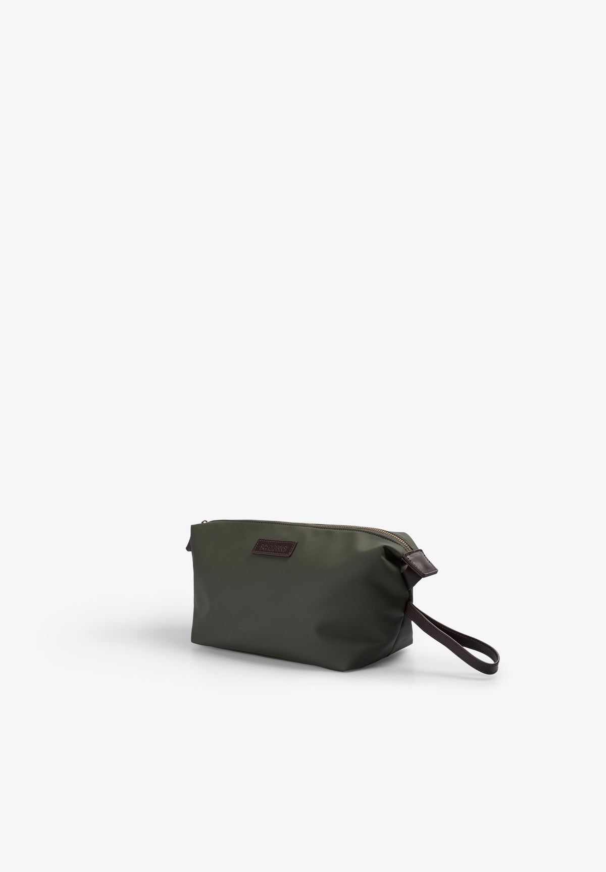WAXED TRAVEL TOILETRY BAG