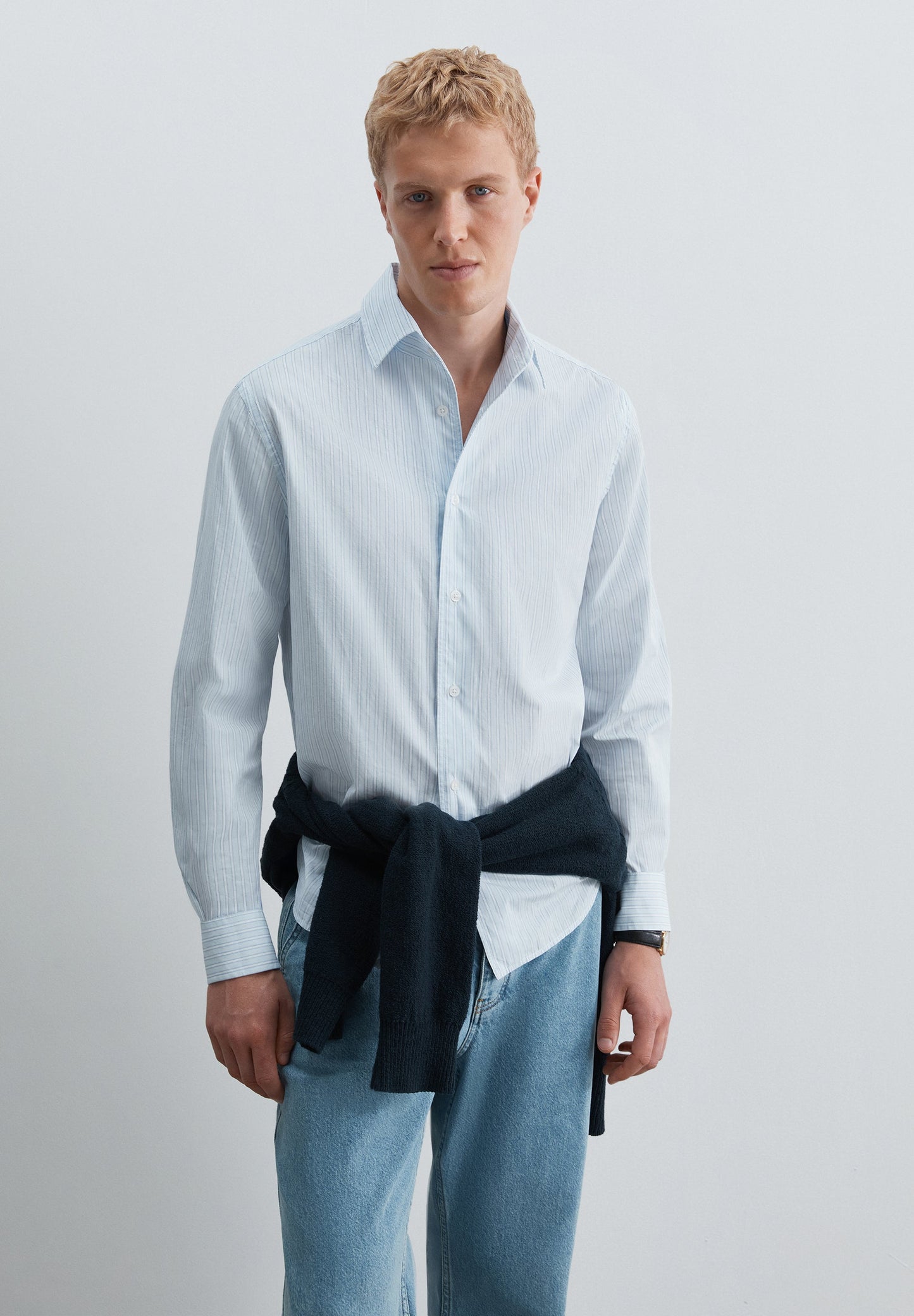 LIGHTWEIGHT COTTON POPLIN SHIRT