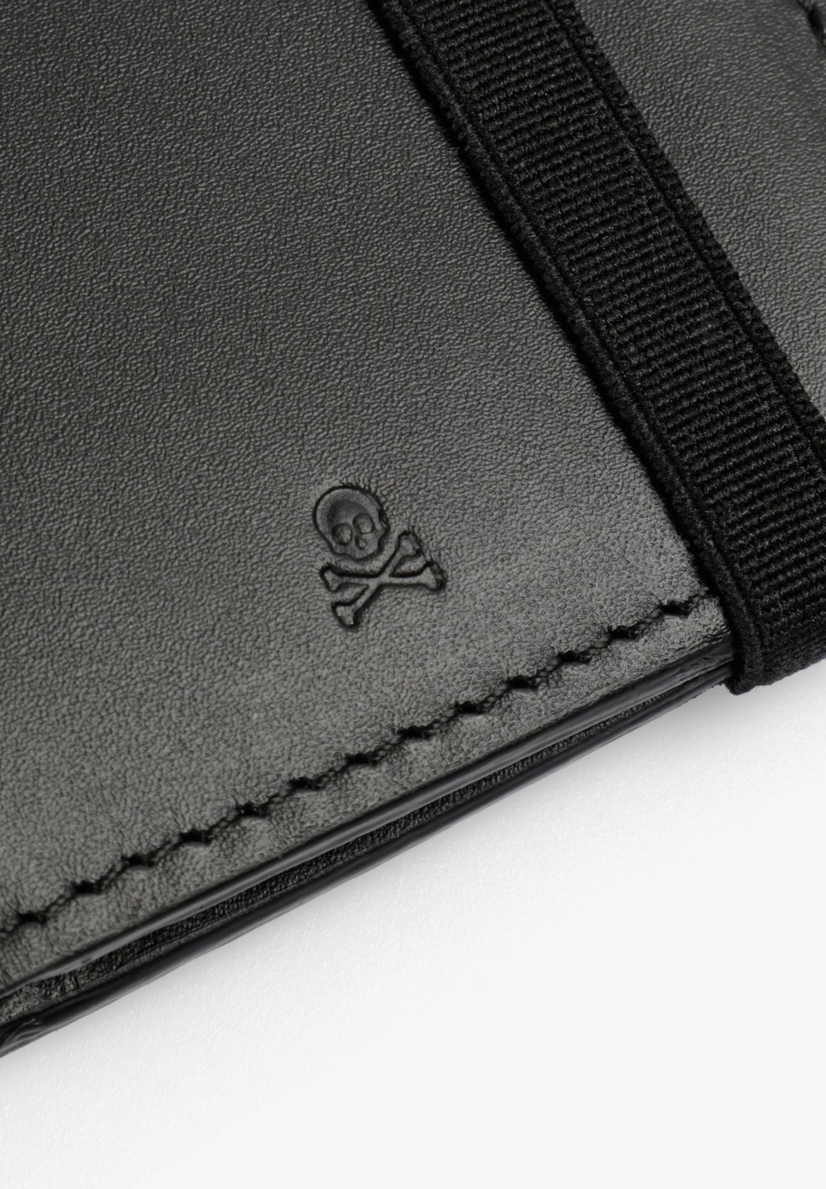 ELASTICATED LEATHER WALLET