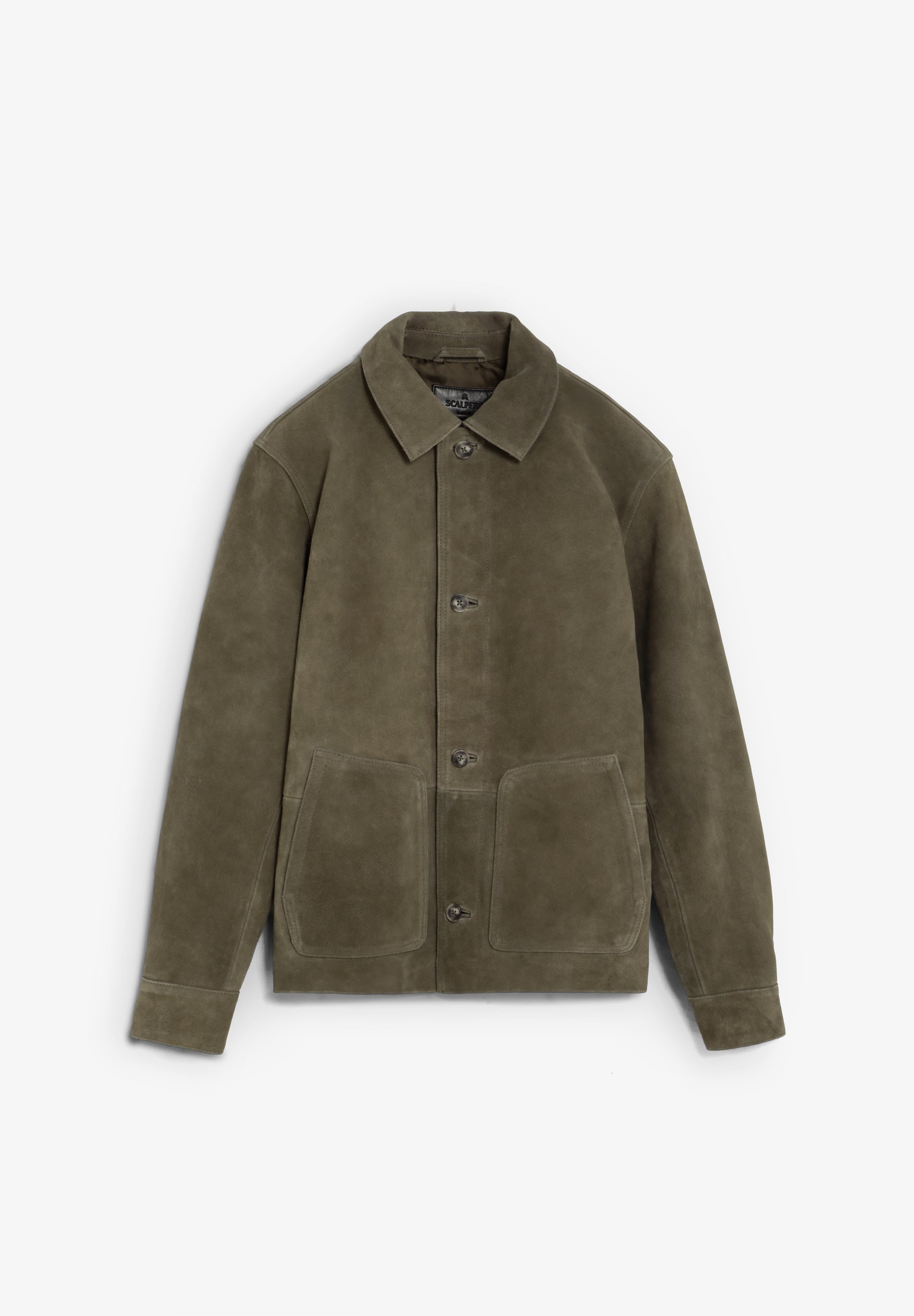 SUEDE JACKET WITH POCKETS