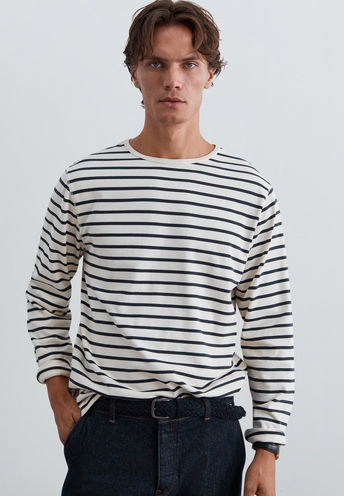 HEAVY JERSEY STRIPED T-SHIRT