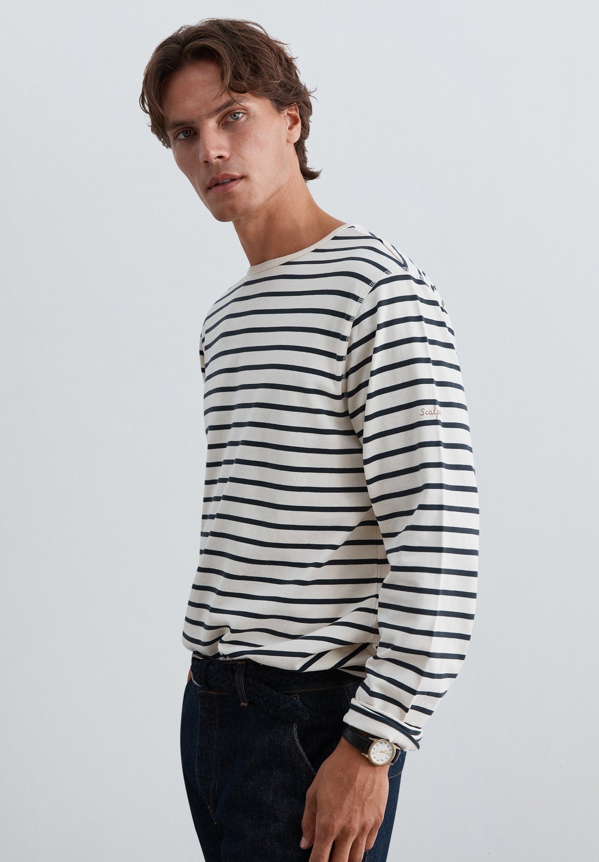 HEAVY JERSEY STRIPED T-SHIRT