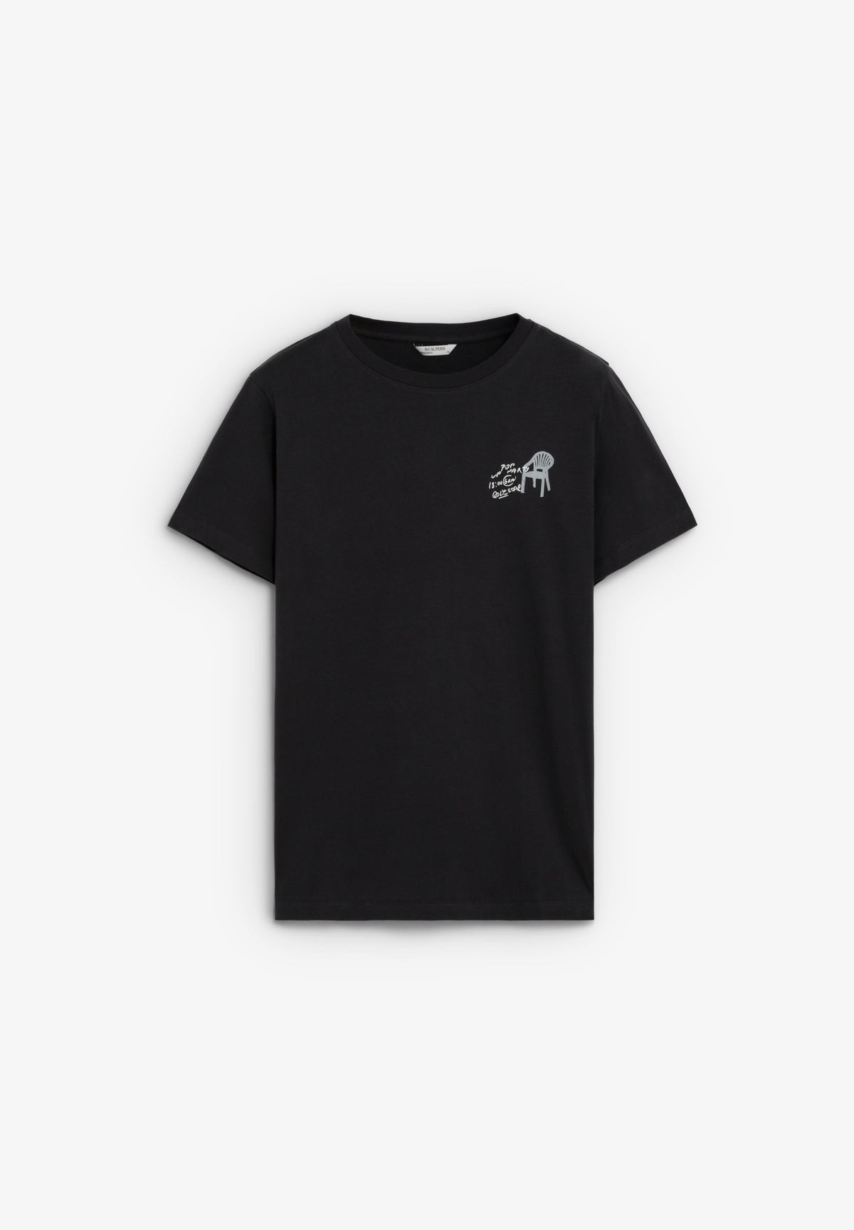 REGULAR FIT CONTRAST PRINT T-SHIRT
